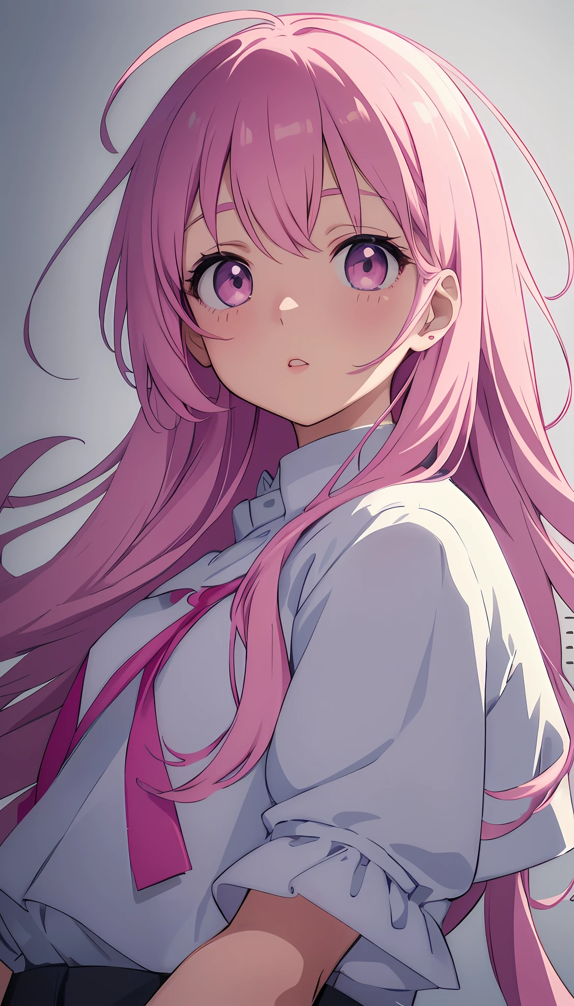 a cute ,pink lips,wearing a bright white shirt,in the style of soft color palette
aurorapunk,an anime illustration of her
face,animated gifs,hand-drawn
animation,charming sketches,smooth and
shiny,hazy romanticism,superflat style,white
background--ar 1:1--niji 5--style expressive --s 50