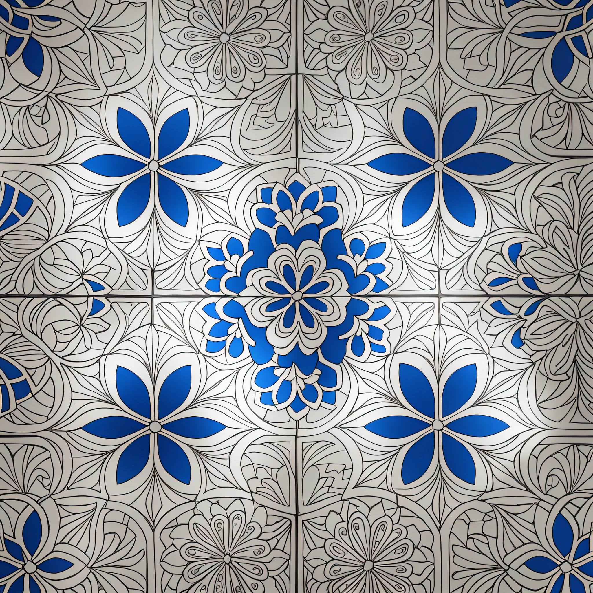 patterns flowers 3d, --tile --ar 3:2 --auto --s2