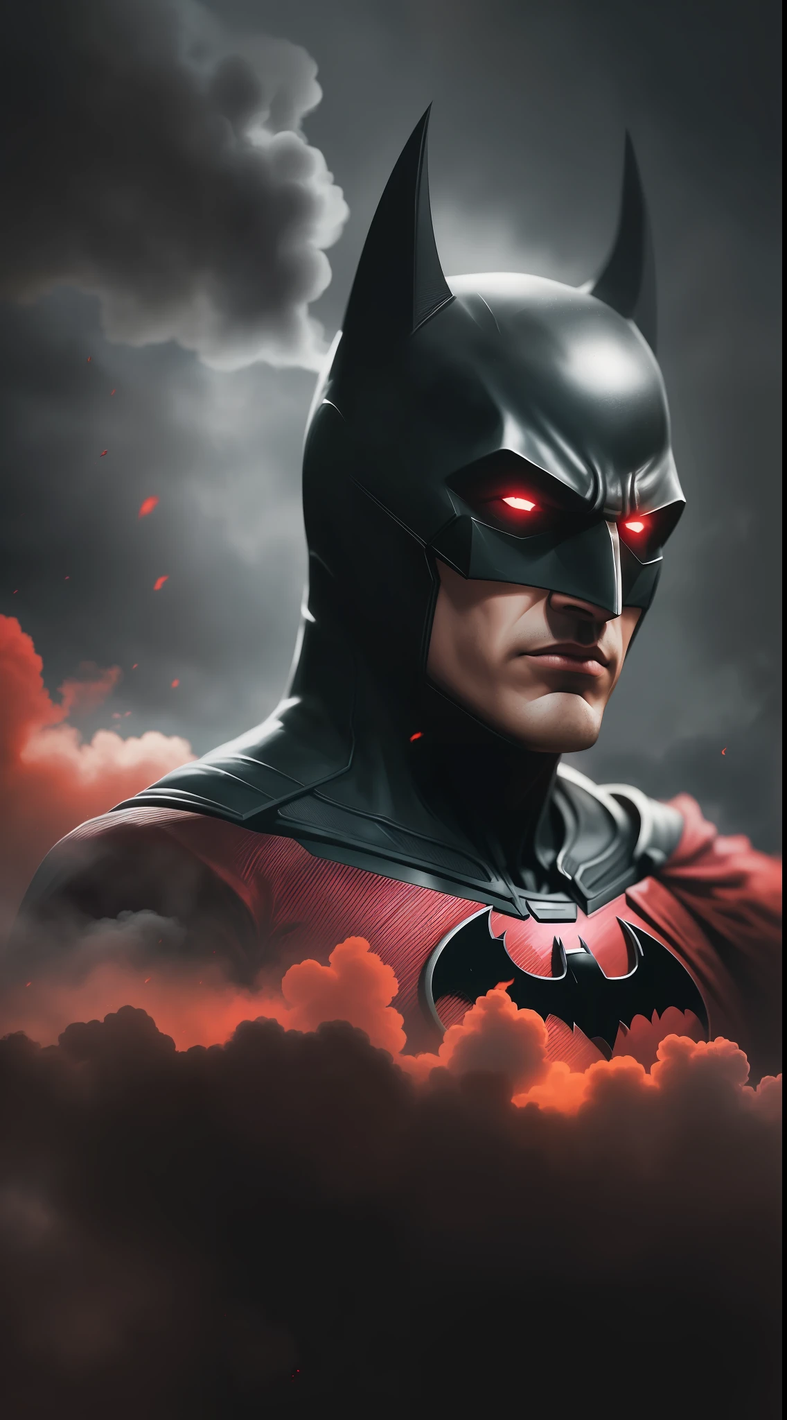 (gloomy shot: 1.1), epic realistic, Batman in a red smoke cloud, soft cinematic light, Adobe Lightroom, darkroom, HDR, intricate, highly detailed, (depth of field: 1.4), hyper-detail (artstation: 1.4), cinematic, warm light, dramatic light (complex details: 1.1)