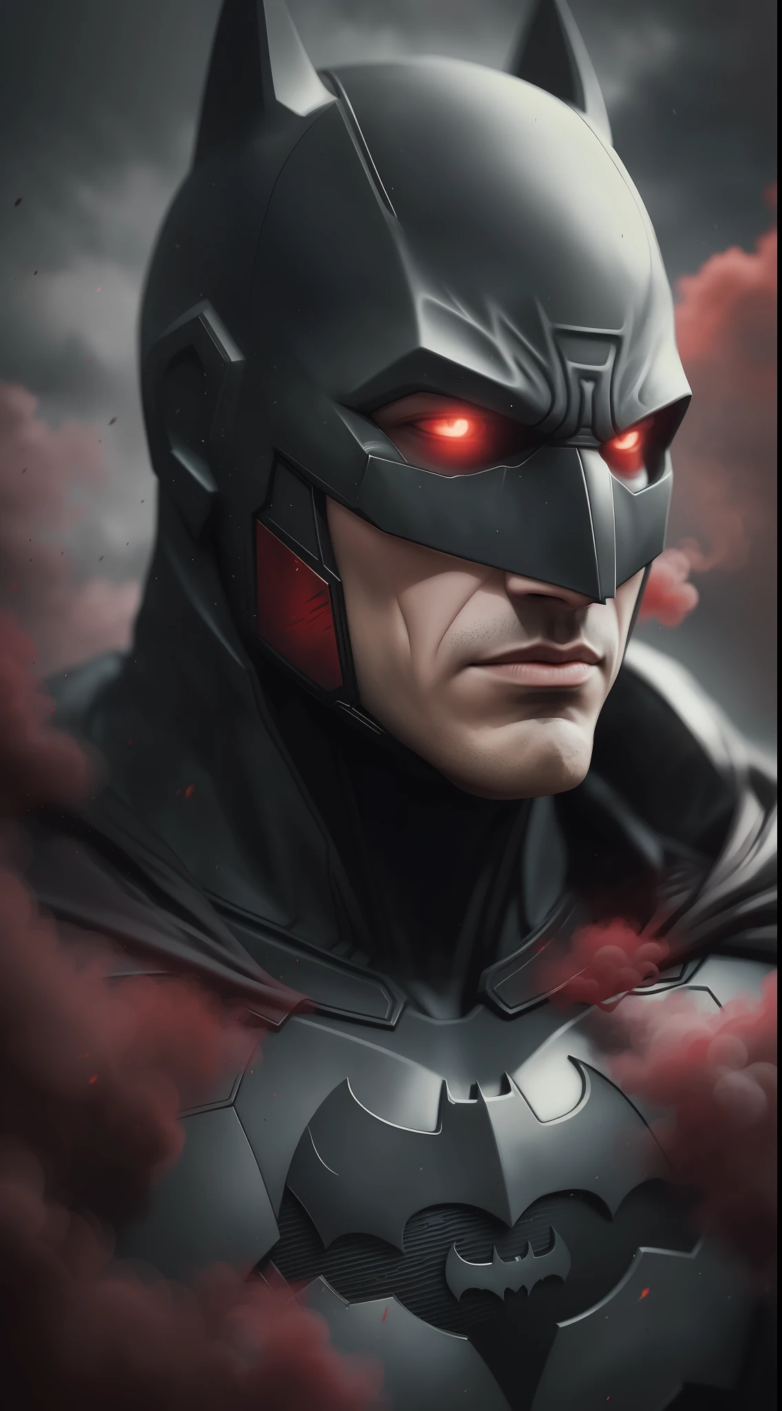 (gloomy shot: 1.1), epic realistic, Batman in a red smoke cloud, soft cinematic light, Adobe Lightroom, darkroom, HDR, intricate, highly detailed, (depth of field: 1.4), hyper-detail (artstation: 1.4), cinematic, warm light, dramatic light (complex details: 1.1)