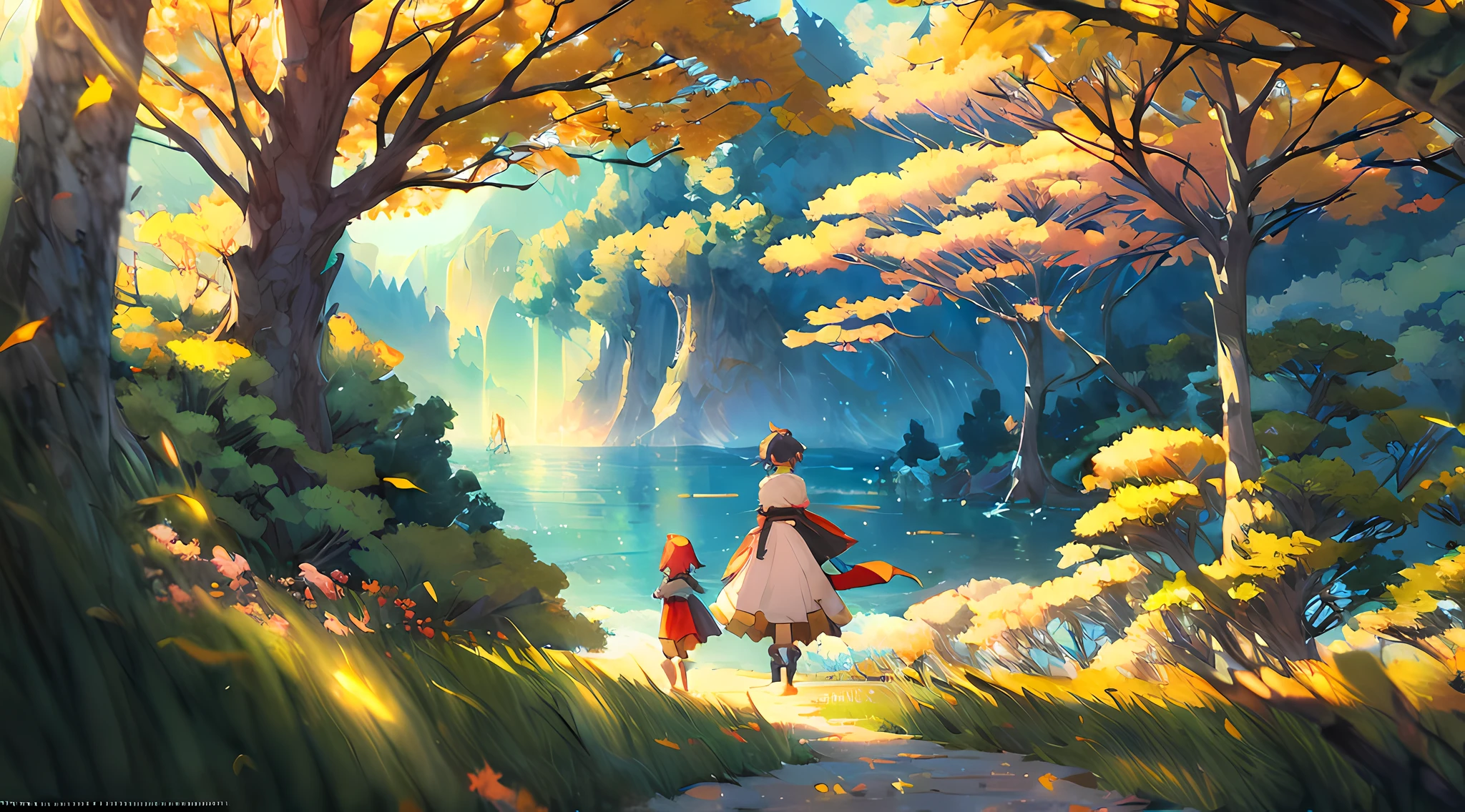 (Best quality),(masterpiece),(ultra detailed),(4k resolution),(extremely detailed),anime nature scene. anime, by makoto shinkai, stanley artgerm lau, wlop, rossdraws, james jean, andrei riabovitchev, marc simonetti, krenz cushart, sakimichan, d & d trending on artstation, digital