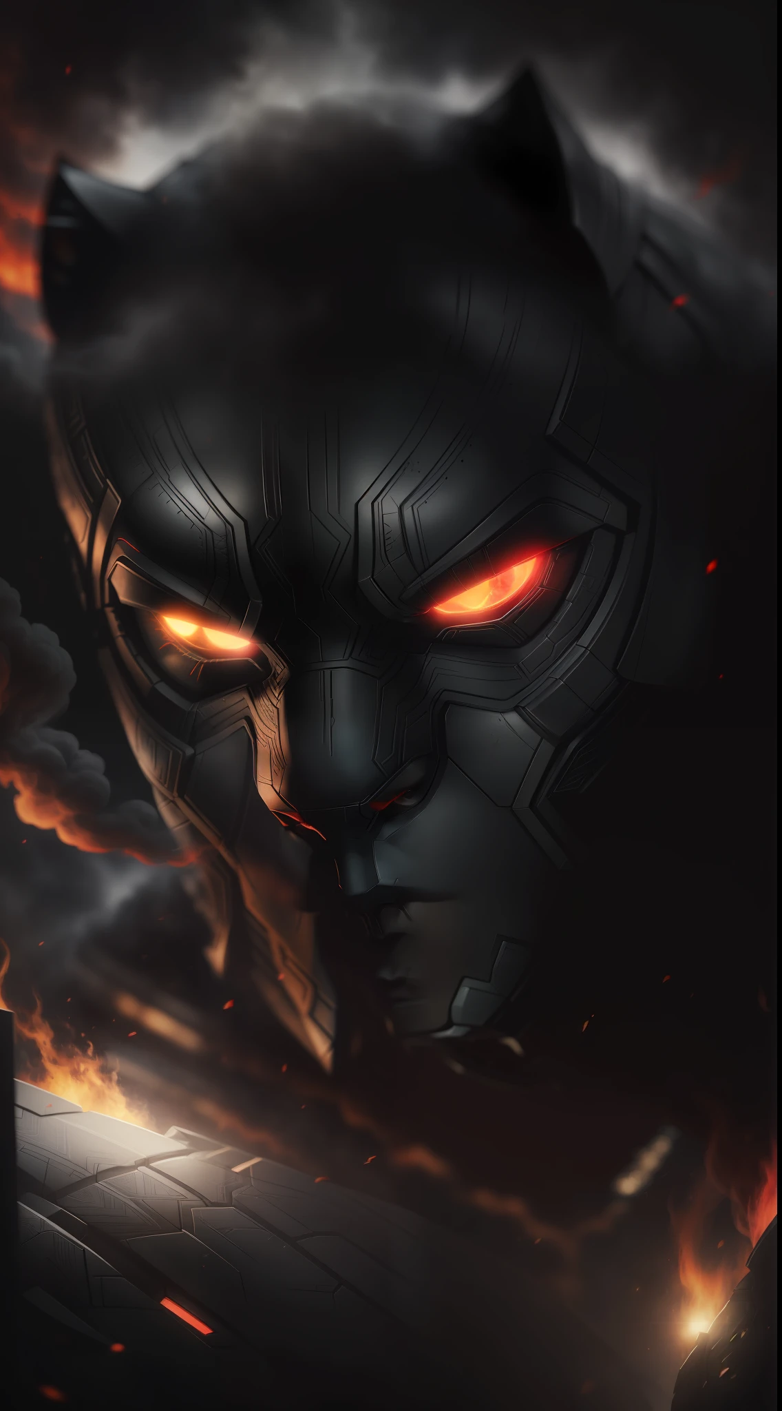 (gloomy shot: 1.1), epic realistic, Black Panther in a red smoke cloud, soft cinematic light, Adobe Lightroom, darkroom, HDR, intricate, highly detailed, (depth of field: 1.4), hyper-detail (artstation: 1.4), cinematic, warm light, dramatic light (complex details: 1.1)
