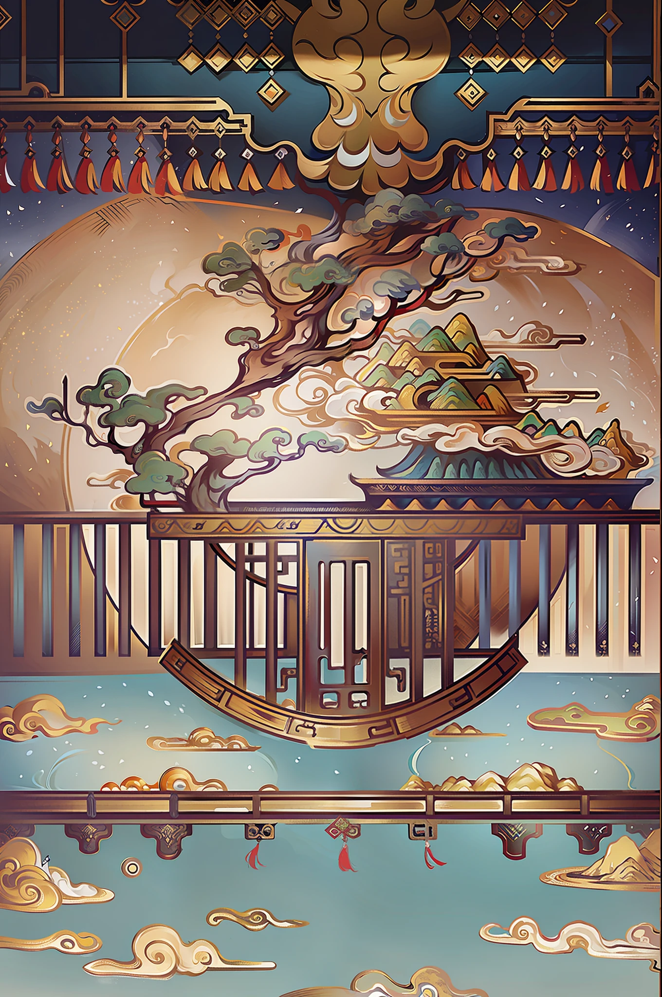 An ancient Chinese beauty, sunshine, clear face, masterpiece, ancient Chinese background, super detail, epic composition, ultra HD, high quality, extremely detailed, official art, unified 8k wallpaper, super detail, 32k -- v 6