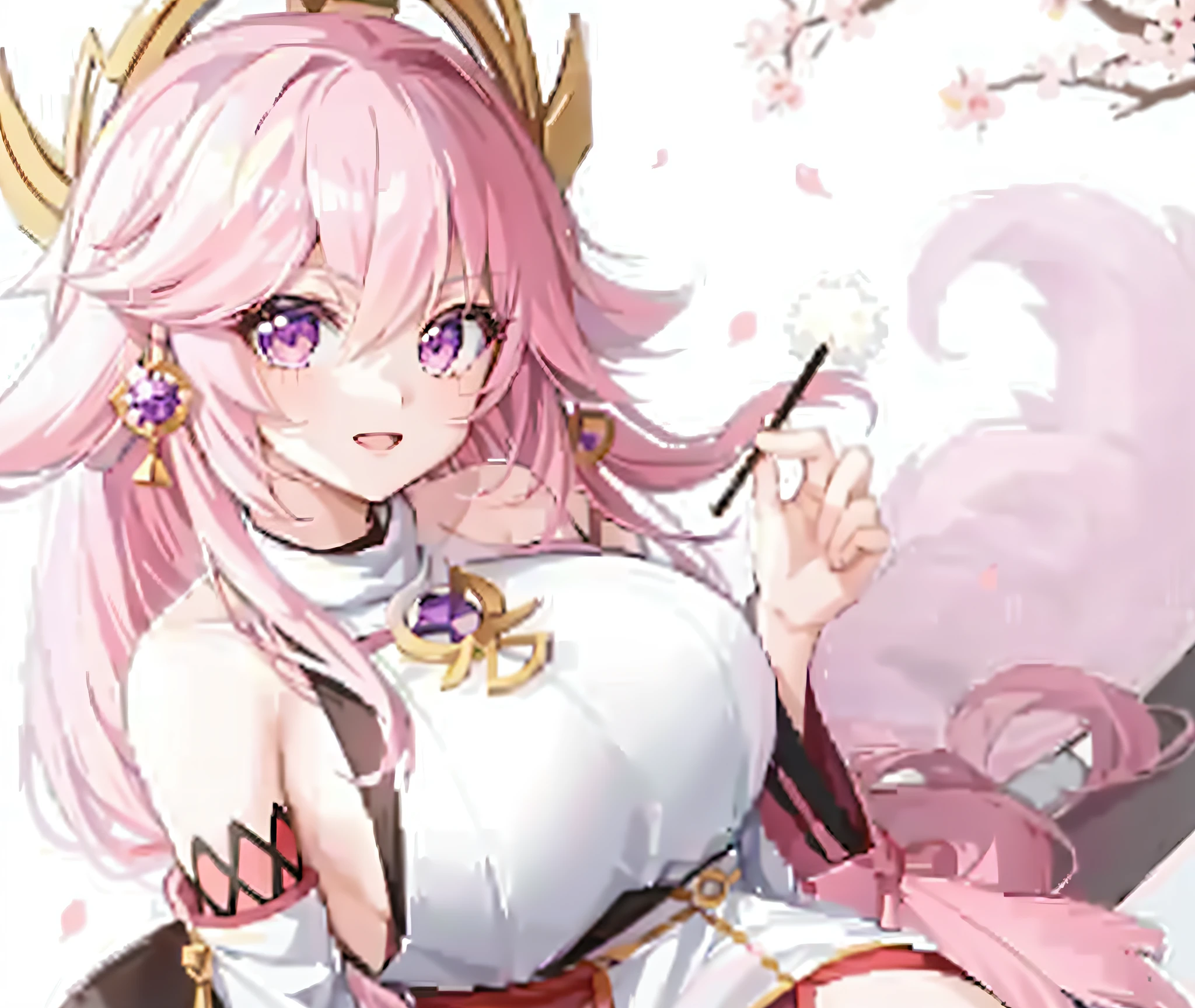 anime girl with pink hair and a sword in her hand, ayaka genshin impact, anime goddess, ayaka game genshin impact, anime cover, sakura kinomoto, keqing from genshin impact, waifu, onmyoji, genshin, pixiv, haruno sakura, onmyoji portrait, zhongli from genshin impact, seductive anime girl