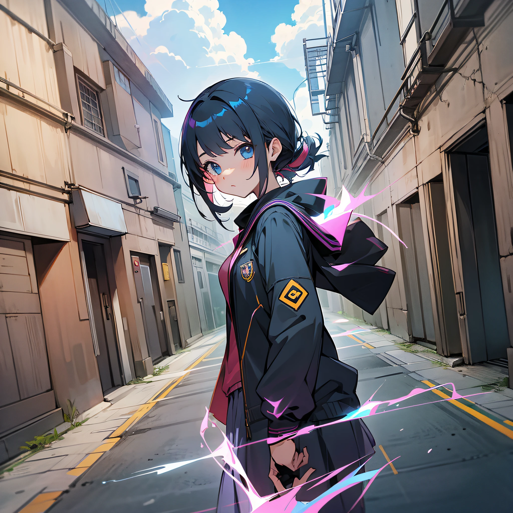 logo, anime, girl, vetorized --auto --s2