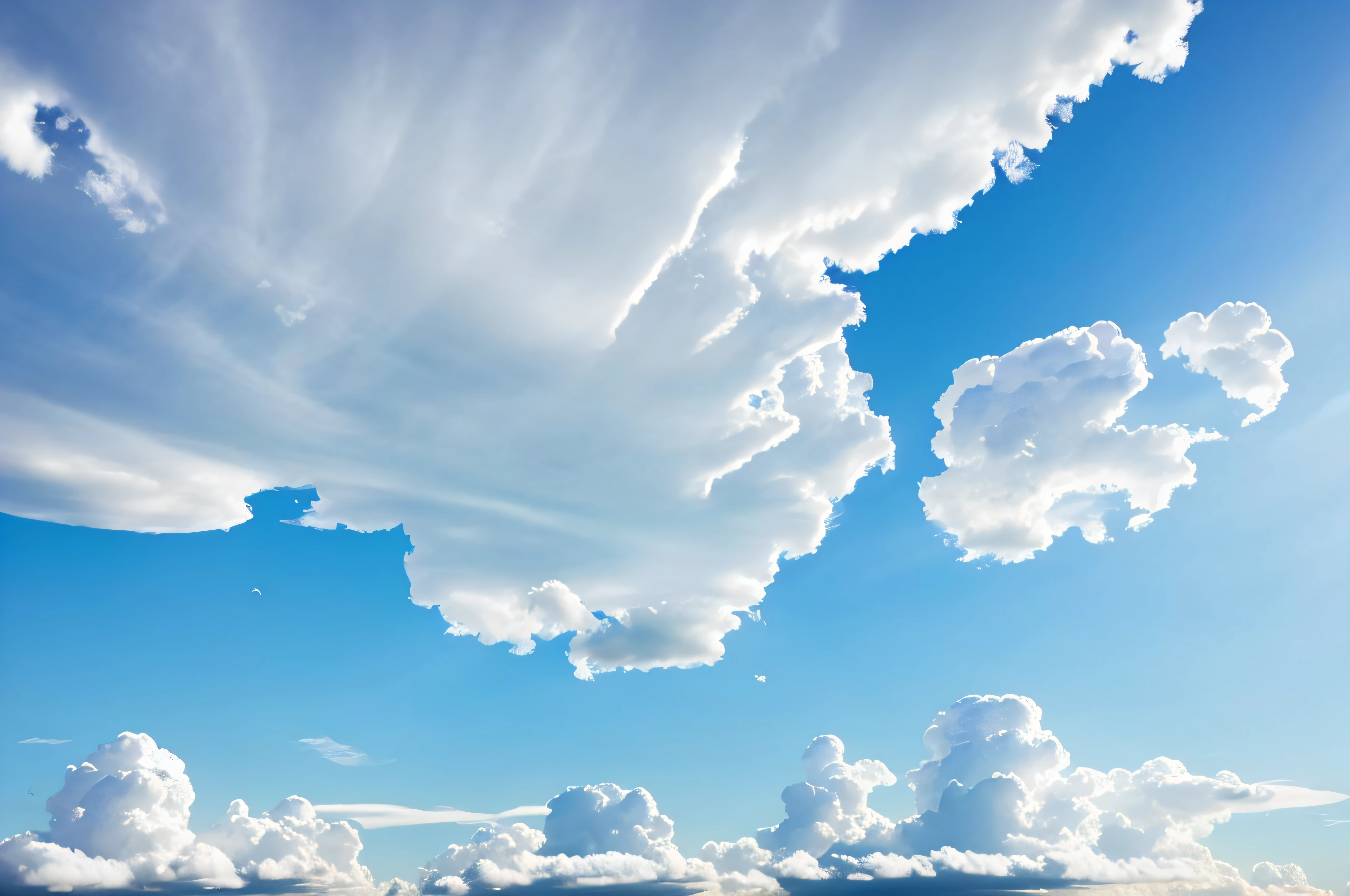 there is a plane flying through the clouds in the sky, visible sky and sunny atmosphere, glistening clouds in background, blue sky with dramatic clouds, light blue sky with clouds, light and clouds, with clouds in the sky, beautiful clouds in the sky, blue sky with beautiful clouds, cloudy sky in the background, sky in the background, cloud in the sky