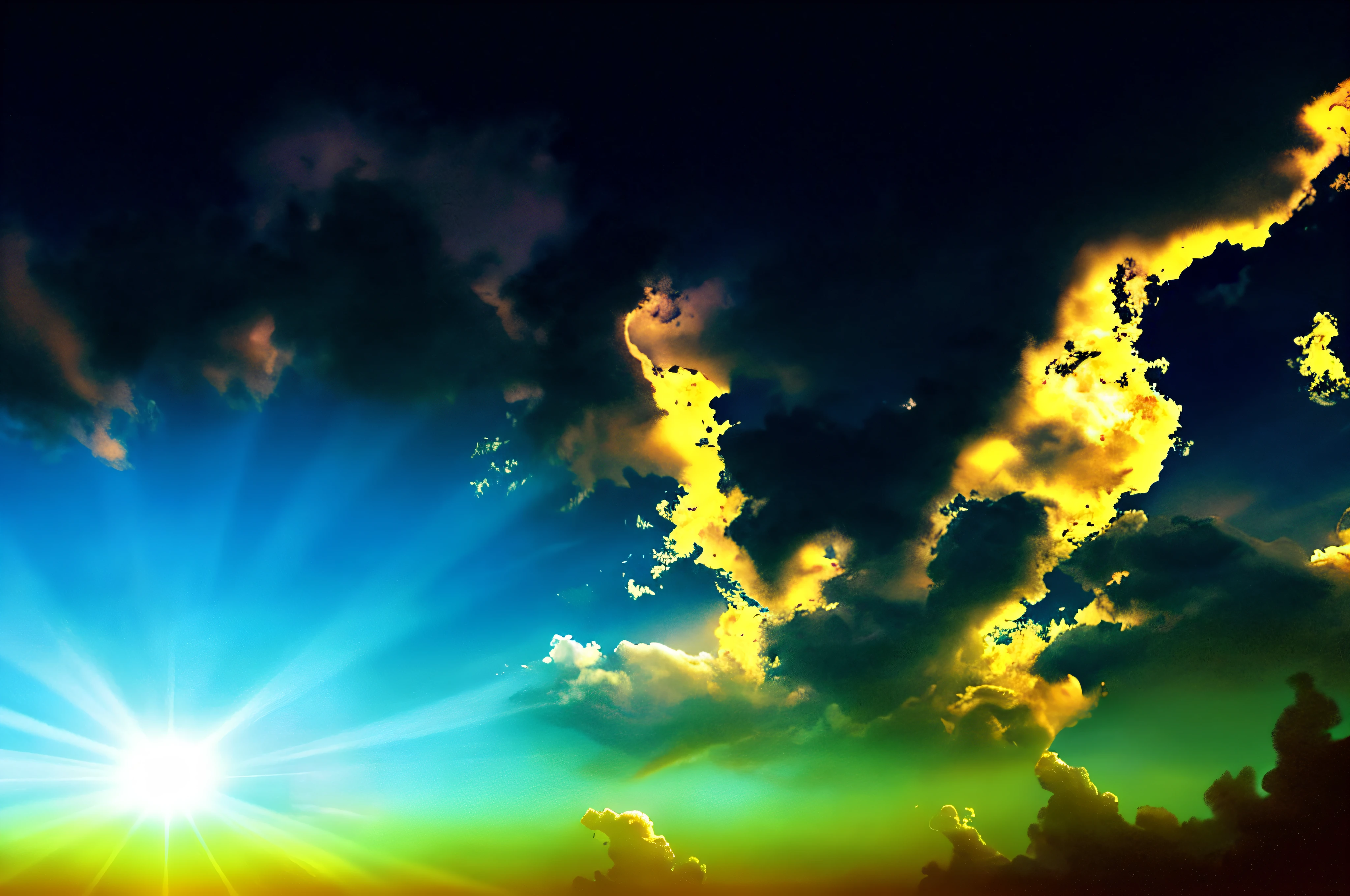 visible sky and sunny atmosphere, sky in background, sky in background, sky in background, cloudy sky in background, glowing clouds in background, clouds in background, clouds in background, clouds in the sky, clouds in the shape of dragons, sky in the background, sky clouds in the background