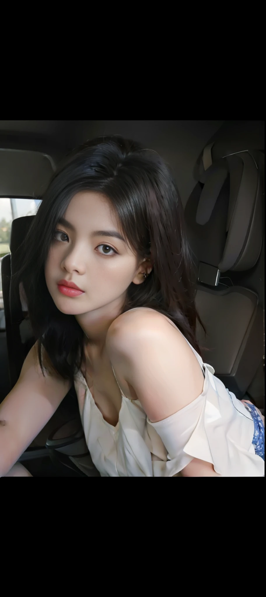 there is a woman sitting at a table with a glass of wine, jinyoung shin, with short hair, jaeyeon nam, young cute wan asian face, female actress from korea, cute korean actress, young adorable korean face, lee ji-eun, lee ji - eun, ulzzang, heonhwa choe, portrait of female korean idol, beautiful young korean woman