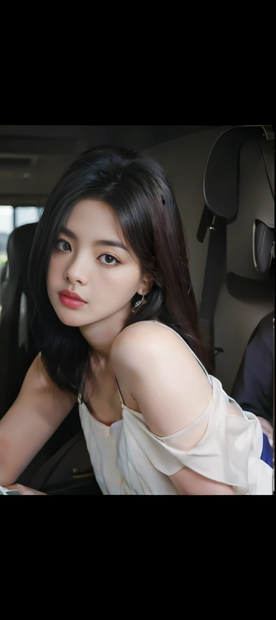 there is a woman sitting at a table with a glass of wine, jinyoung shin, with short hair, jaeyeon nam, young cute wan asian face, female actress from korea, cute korean actress, young adorable korean face, lee ji-eun, lee ji - eun, ulzzang, heonhwa choe, portrait of female korean idol, beautiful young korean woman