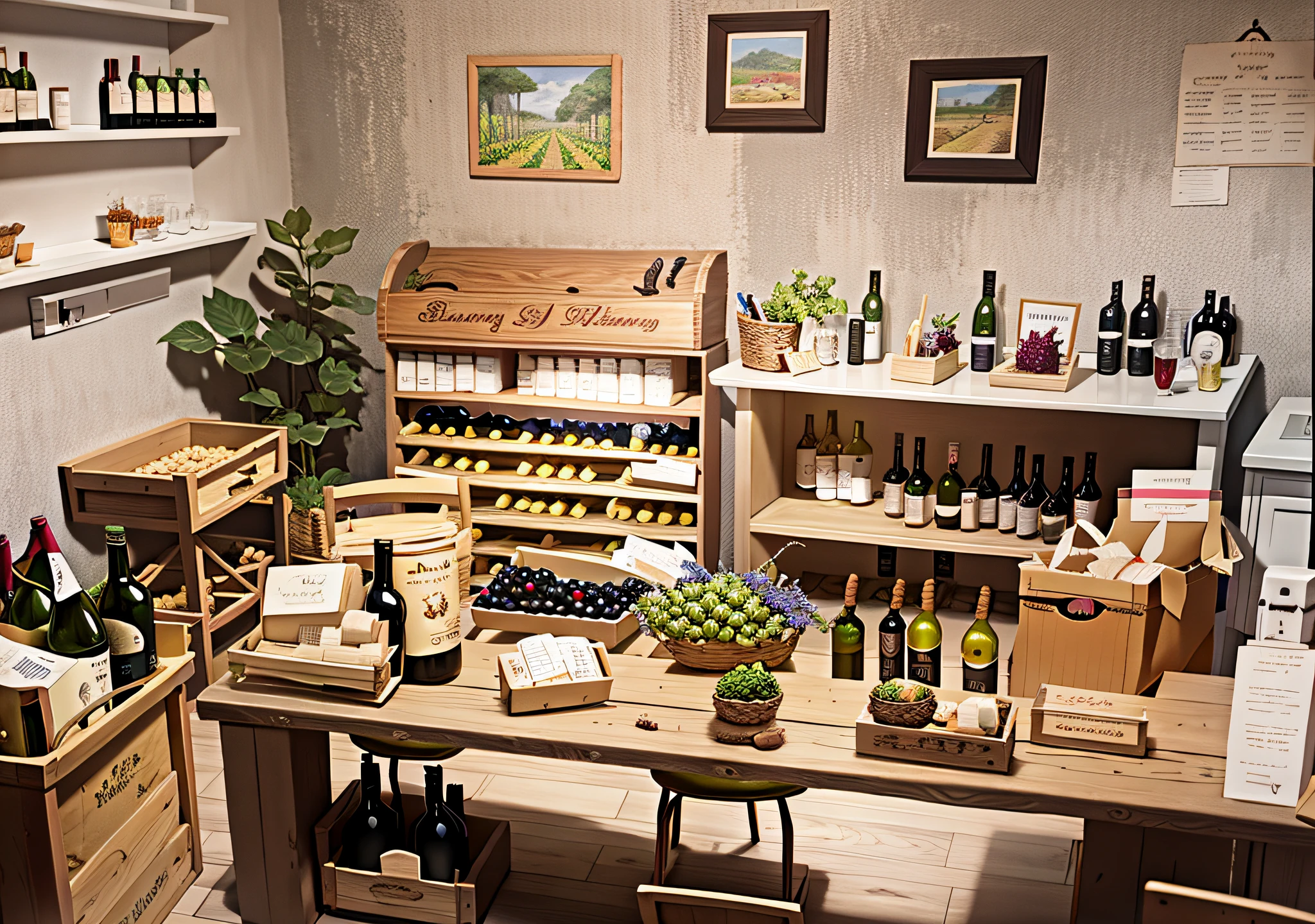 Miniature, winery