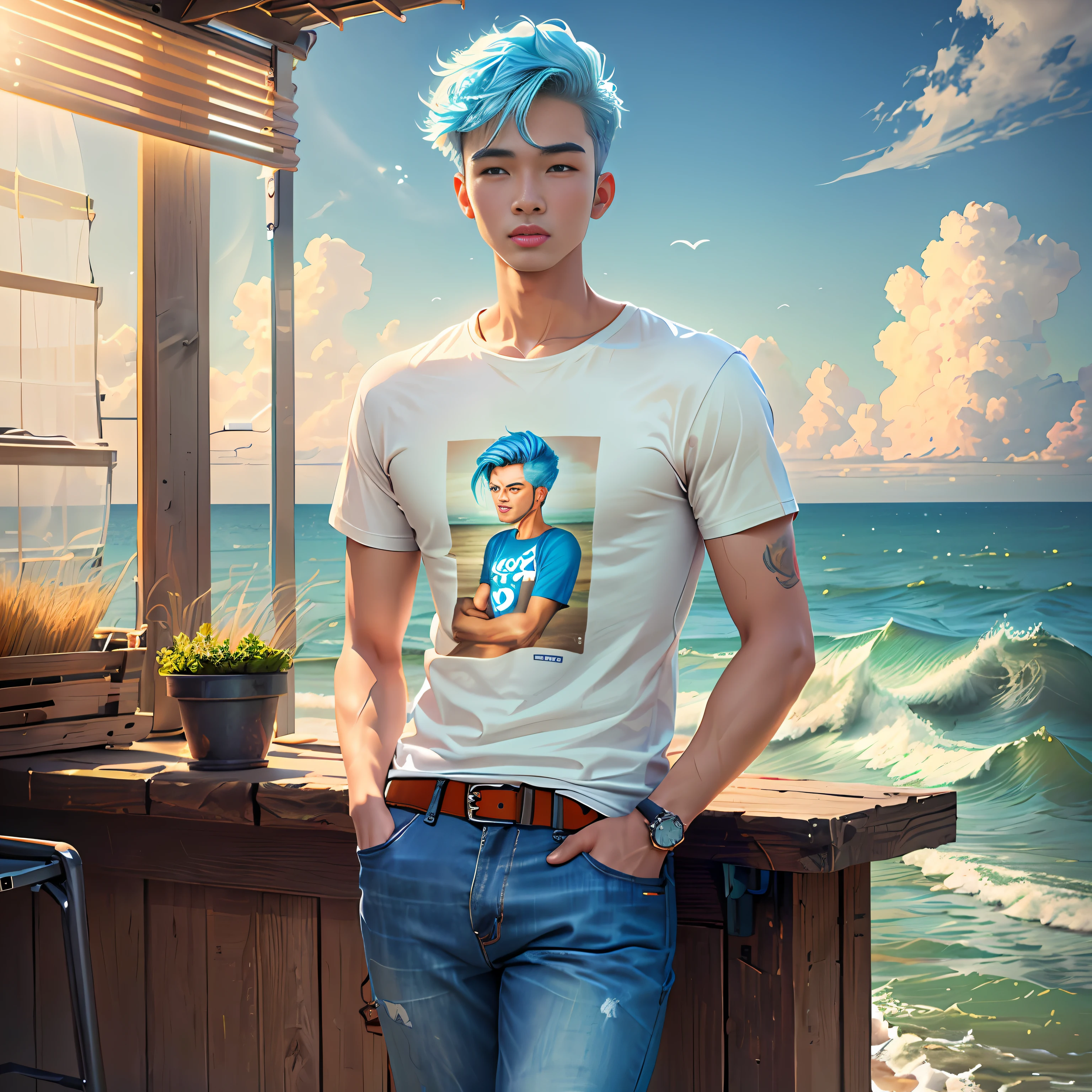 Print T-shirt fishing 3d