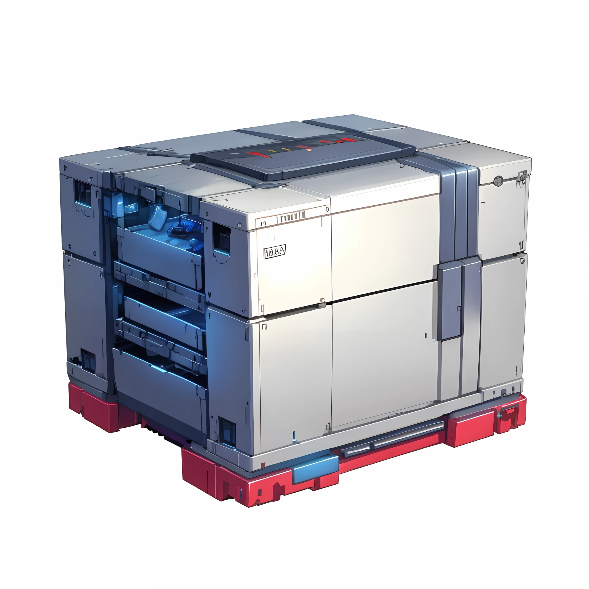 Cyberpunk, technologically sensitive treasure chests