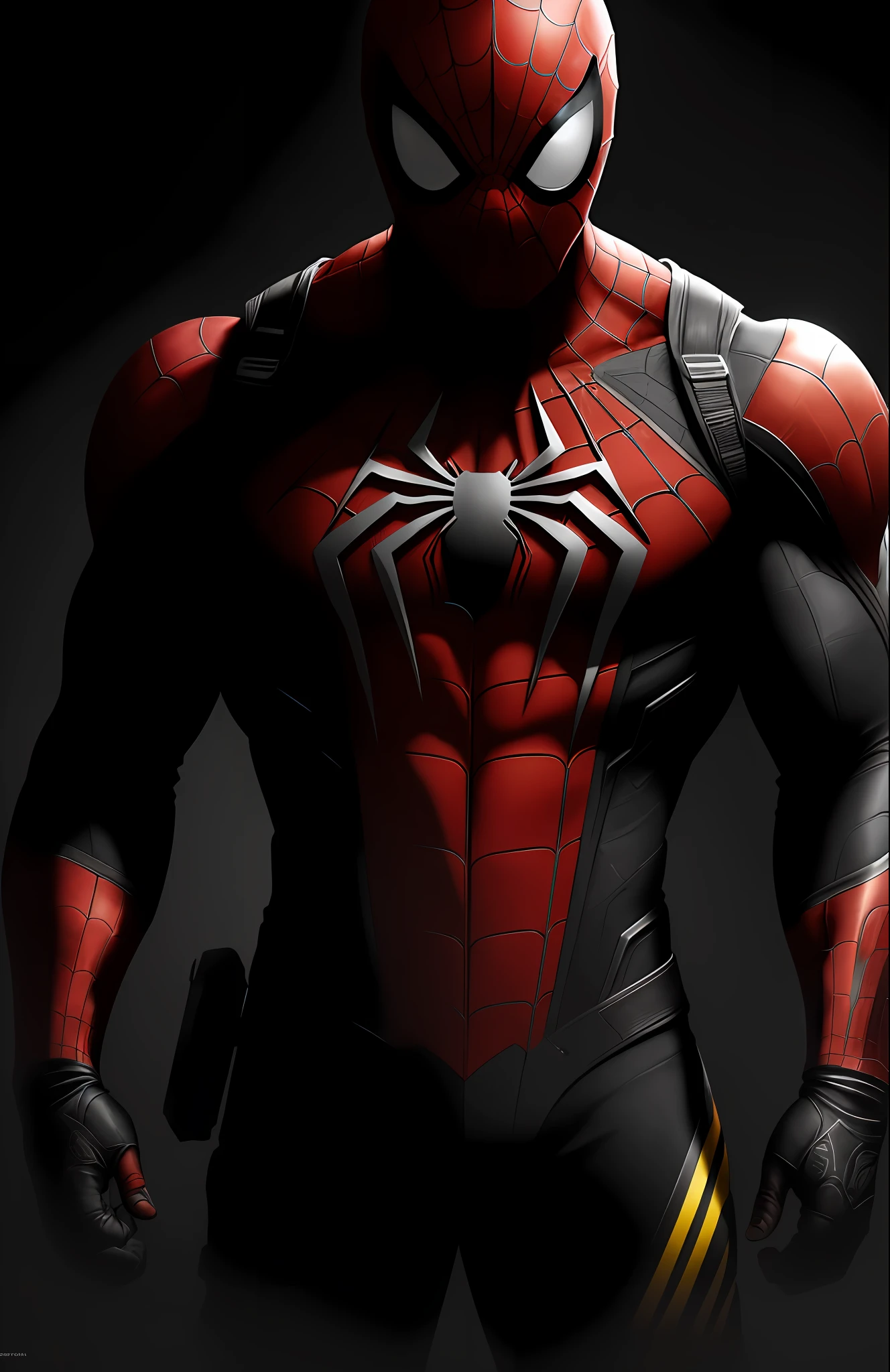 (dark shot: 1.1), epic realistic, God Spider-Man from Marvel, yellow gradient, black, brown and magenta color scheme, grunge aesthetic!!! graffiti tag wall background, art by Greg Rutkowski and artgerm, soft cinematic light, Adobe Lightroom, darkroom, HDR, intricate, highly detailed, (depth of field: 1.4), faded, (neutral colors: 1.2), (hdr: 1.4), (muted colors: 1.2), hyper-detail (artstation: 1.4), cinematic, warm light, dramatic light (complex details: 1.1)