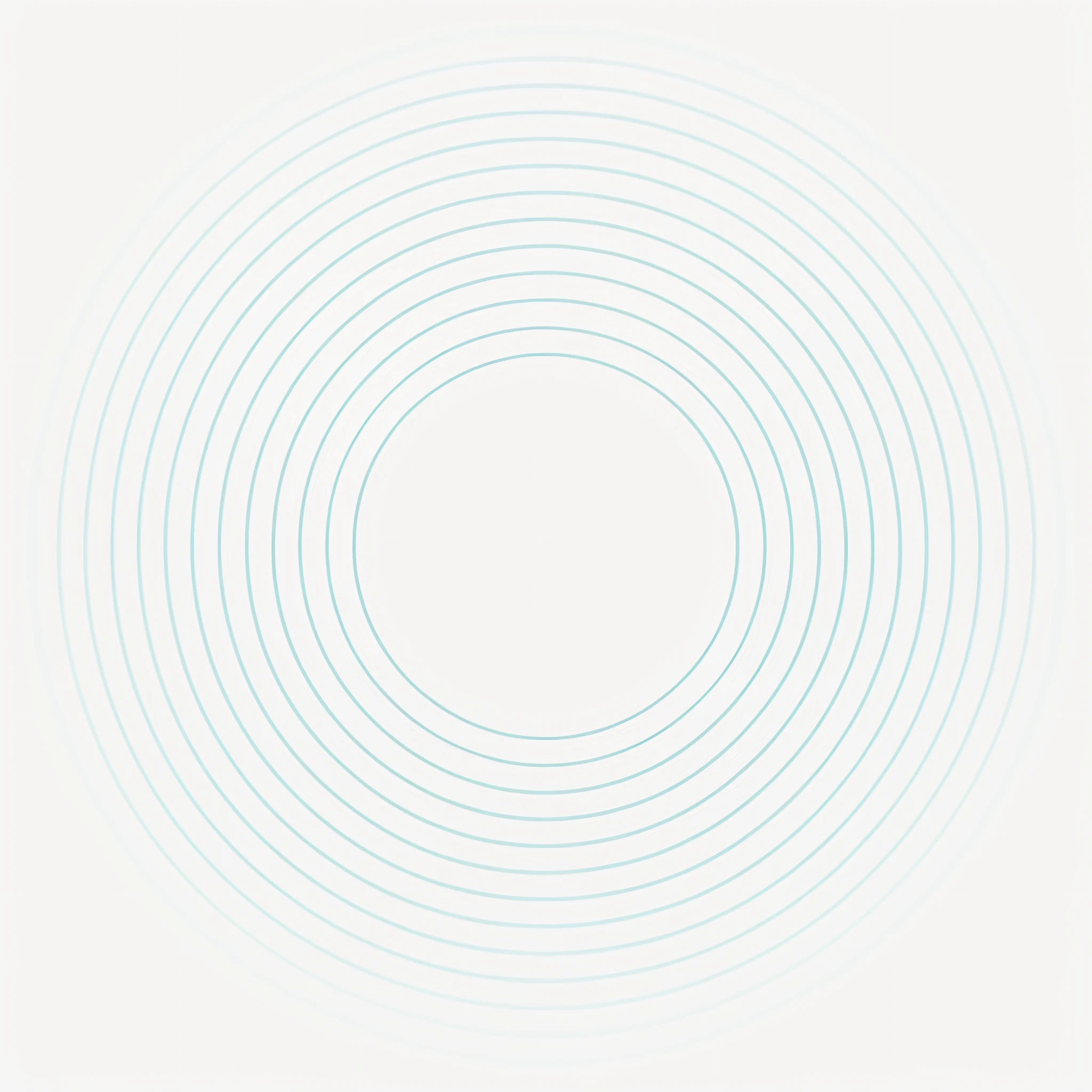 Concentric circles on white background