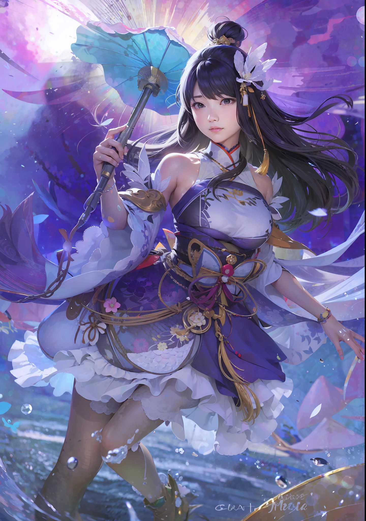Make this realistic, japanese woman, big breast