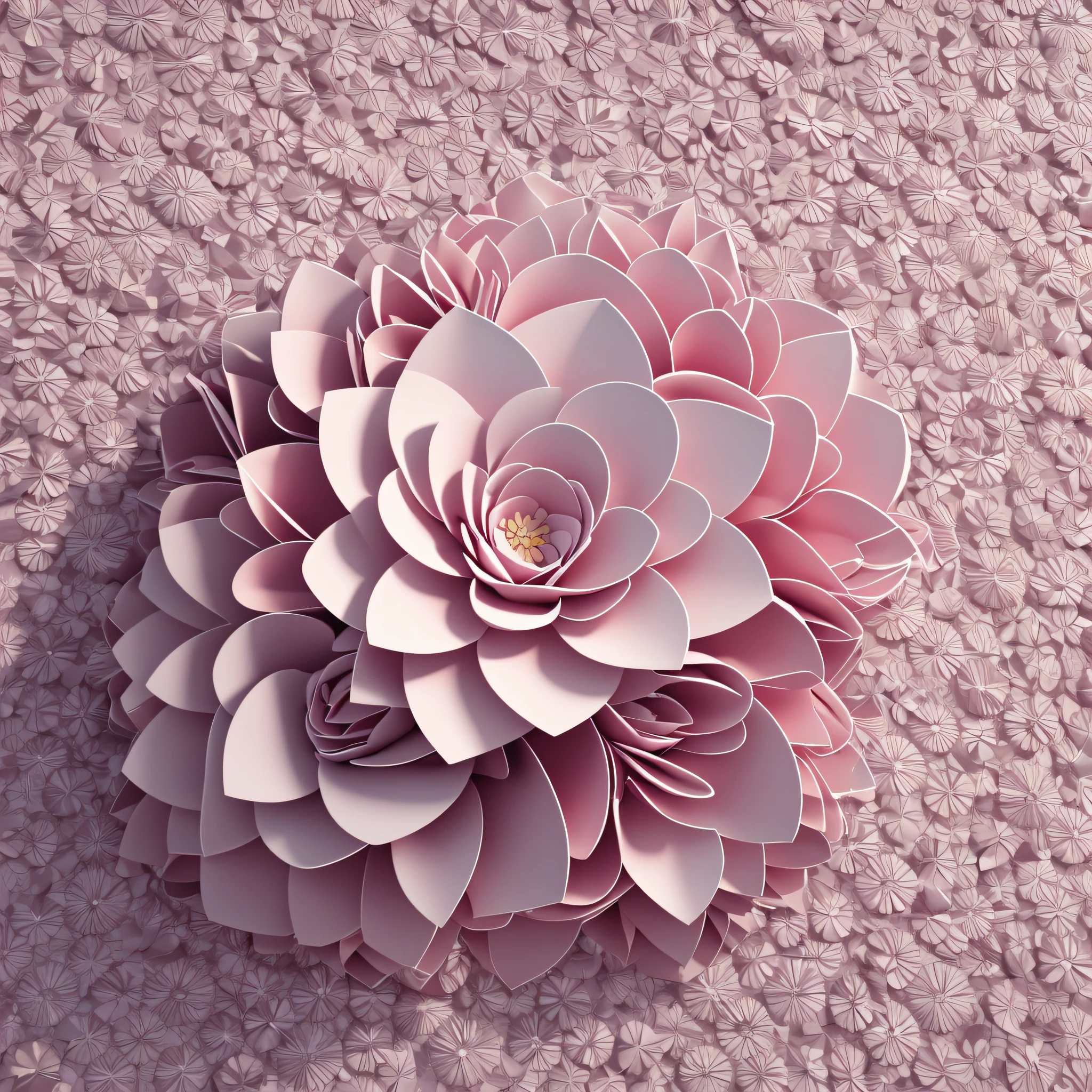 pattern flowers 3d, --tile --auto --s2