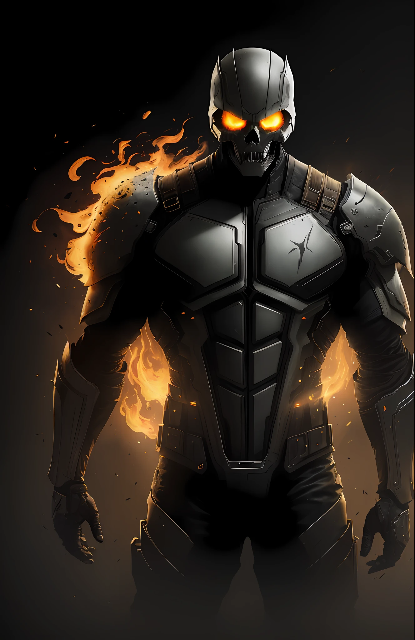 (dark shot: 1.1), epic realistic, Horseman of the Apocalypse Ghost Rider from Marvel, yellow gradient, black, brown and magenta color scheme, grunge aesthetic!!! graffiti tag wall background, art by Greg Rutkowski and artgerm, soft cinematic light, Adobe Lightroom, darkroom, HDR, intricate, highly detailed, (depth of field: 1.4), faded, (neutral colors: 1.2), (hdr: 1.4), (muted colors: 1.2), hyper-detail (artstation: 1.4), cinematic, warm light, dramatic light (complex details: 1.1)