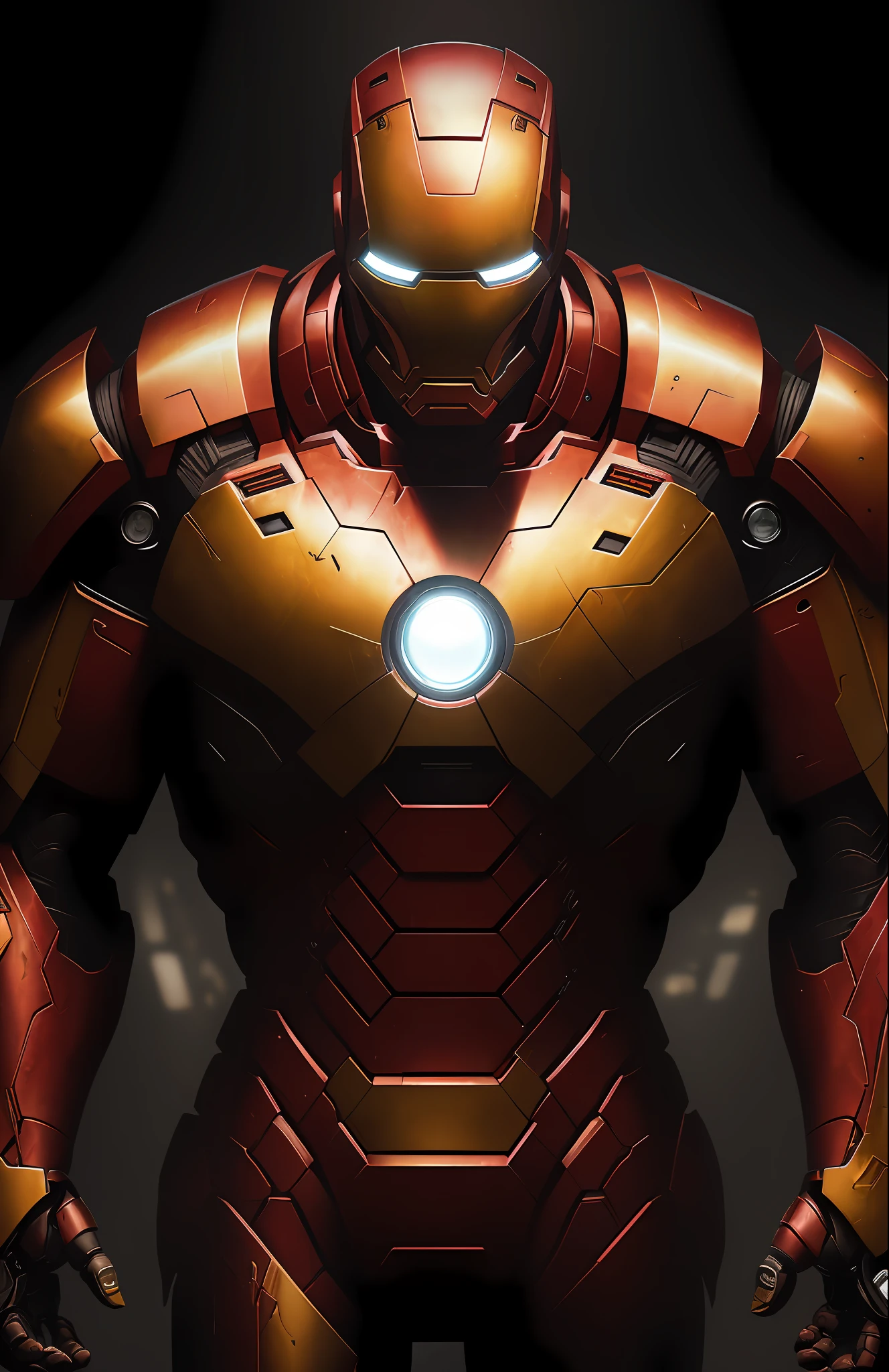 (dark shot: 1.1), epic realistic, God Iron Man from Marvel, yellow gradient, black, brown and purple color scheme, grunge aesthetic!!! graffiti tag wall background, art by Greg Rutkowski and artgerm, soft cinematic light, Adobe Lightroom, darkroom, HDR, intricate, highly detailed, (depth of field: 1.4), faded, (neutral colors: 1.2), (hdr: 1.4), (muted colors: 1.2), hyper-detail (artstation: 1.4), cinematic, warm light, dramatic light (complex details: 1.1)