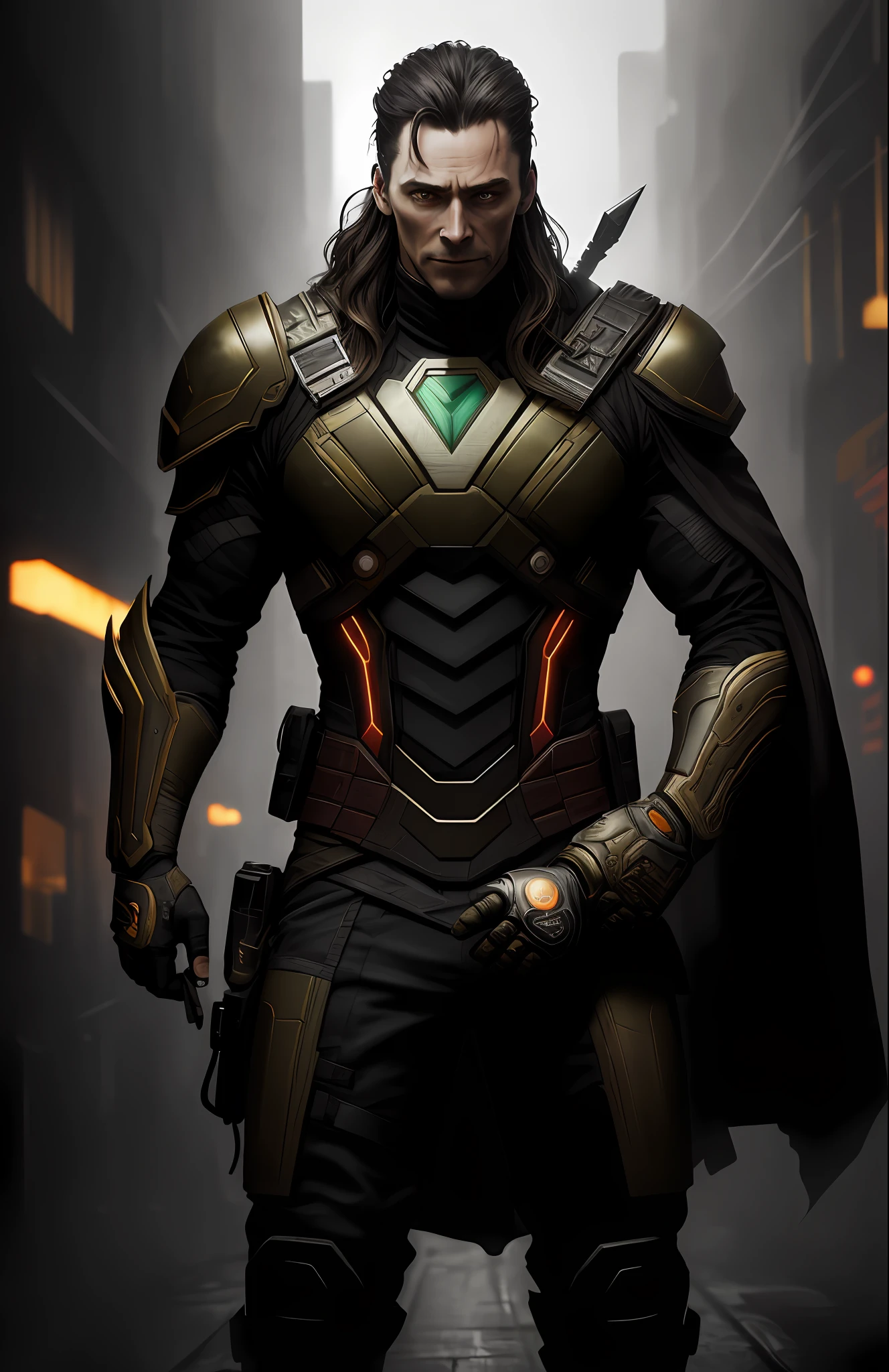(dark shot: 1.1), epic realistic, God Loki from Marvel, gradient yellow, black, brown and magenta color scheme, grunge aesthetic!!! graffiti tag wall background, art by Greg Rutkowski and artgerm, soft cinematic light, Adobe Lightroom, darkroom, HDR, intricate, highly detailed, (depth of field: 1.4), faded, (neutral colors: 1.2), (hdr: 1.4), (muted colors: 1.2), hyper-detail (artstation: 1.4), cinematic, warm light, dramatic light (complex details: 1.1)