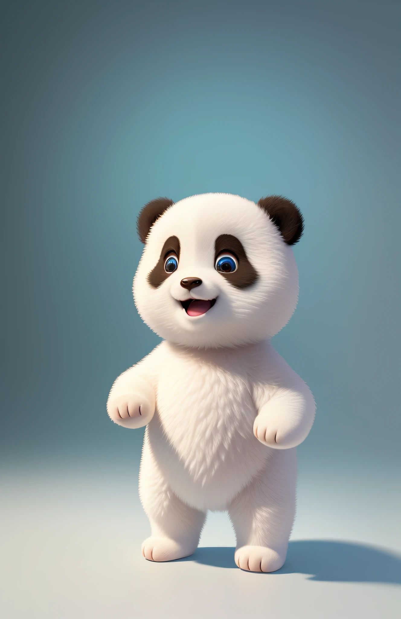 (masterpiece), (best quality), (ultra-detailed), (full body:1.2), Super cute, Baby, Pixar, Baby panda in pajamas, Big bright eyes, Fluffy, Smile, Delicate and fine, Fairy tales, Incredibly high detailed, Pixar style, Bright color palette, Natural light, Simple background with pure color, Octane render, Trending on Artstation, Gorgeous, Ultra wide angle, 8k, HD, Realistic