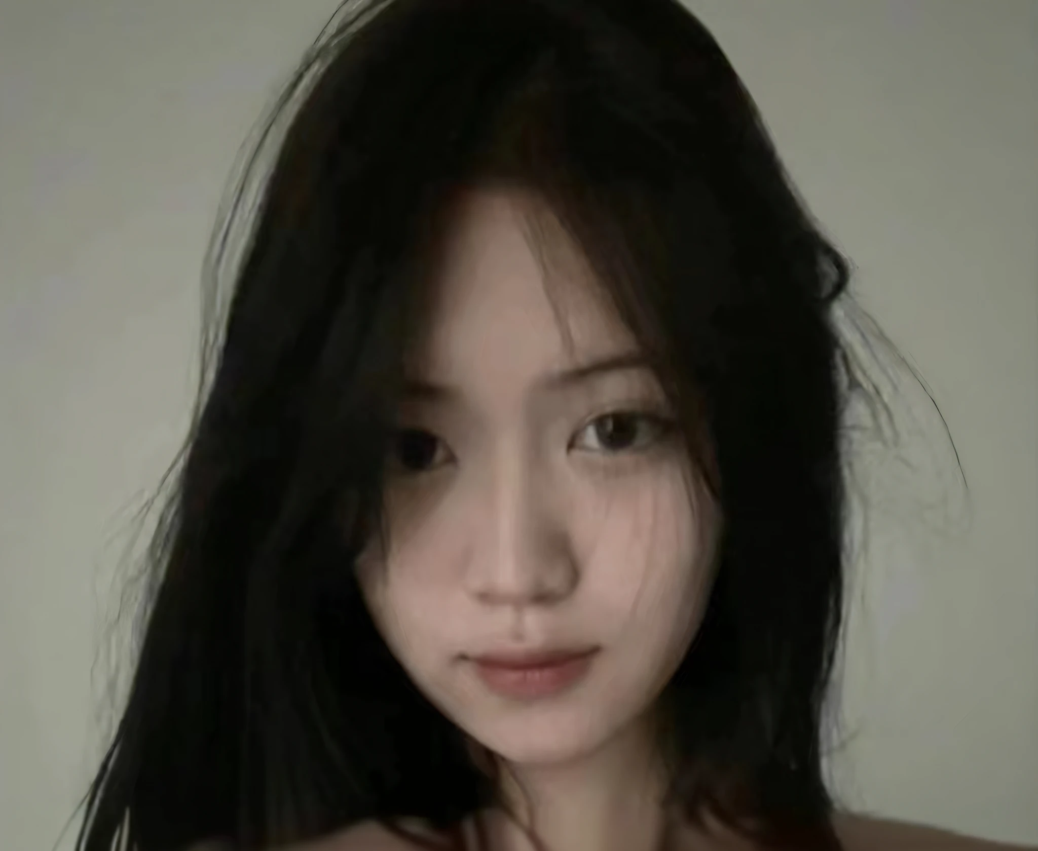 There is a woman with long black hair posing for a photo, young and cute korean face, Korean girl, black pink Jenny, Choi Hyun-hwa, beautiful Korean woman, young and cute wan Asian face, cute and delicate face, Kim young-sin, wan cute korean face, pale round face, ulzzang, Chen Xintong, gorgeous korean young woman, Ye Wenfei, wearing a white wedding dress and a white veil