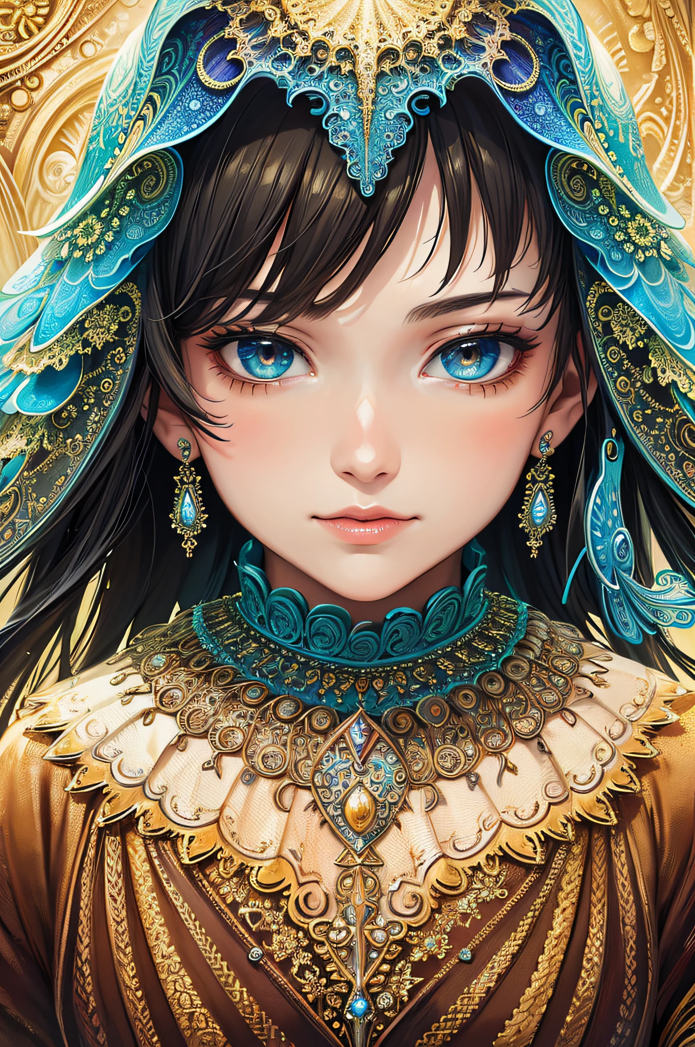 (masterpiece, top quality, best quality, official art, beautiful and aesthetic:1.2), (1girl), extreme detailed,(fractal art:1.3),colorful,highest detailed