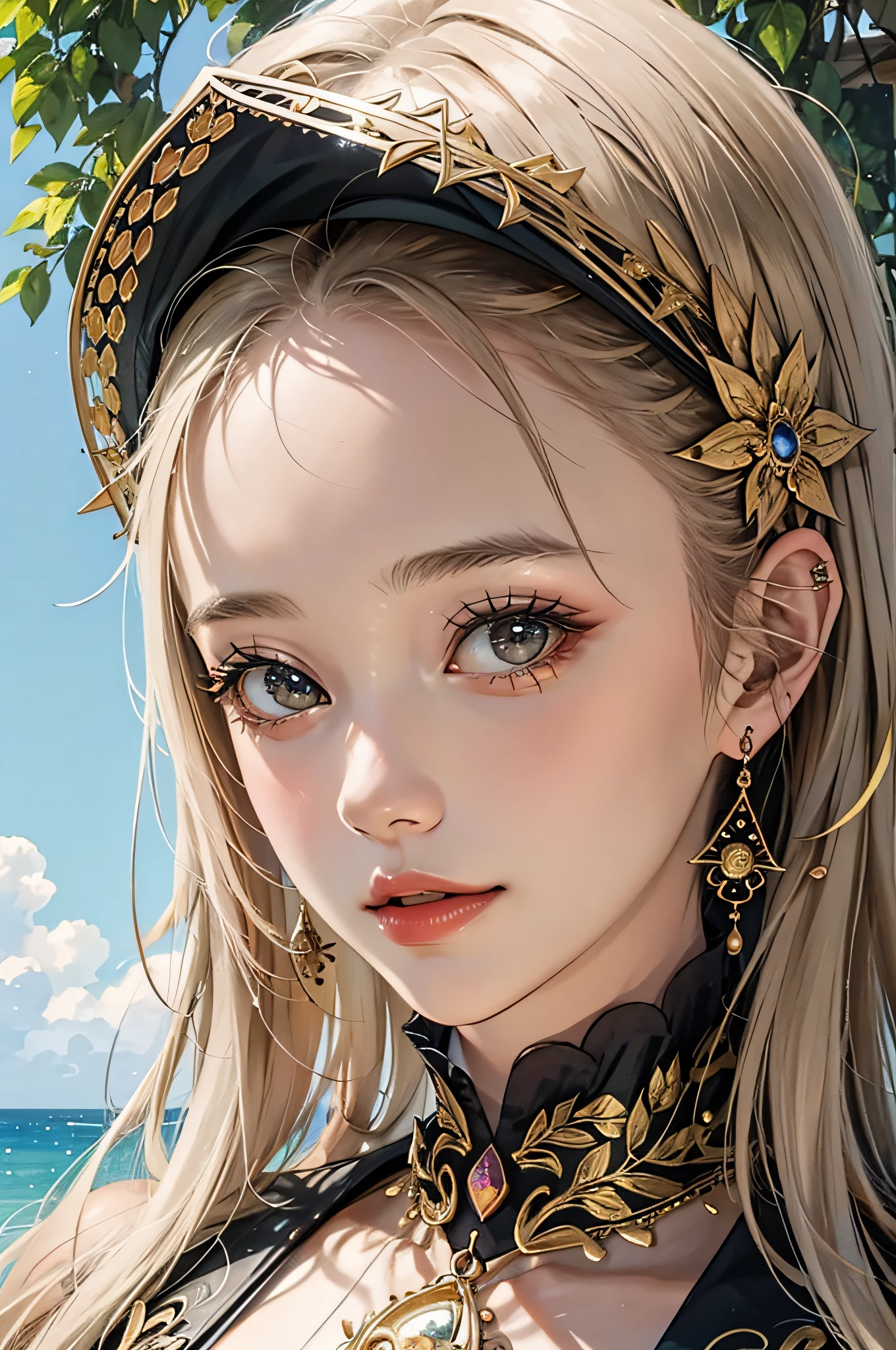 PerfectNwsjMajic,(masterpiece, top quality, best quality, official art, beautiful and aesthetic:1.2), (1girl), extreme detailed,colorful,highest detailed, official art, unity 8k wallpaper, ultra detailed, beautiful and aesthetic, beautiful, masterpiece, best quality, (zentangle, mandala, tangle, entangle) ,holy light,gold foil,gold leaf art,glitter drawing,
