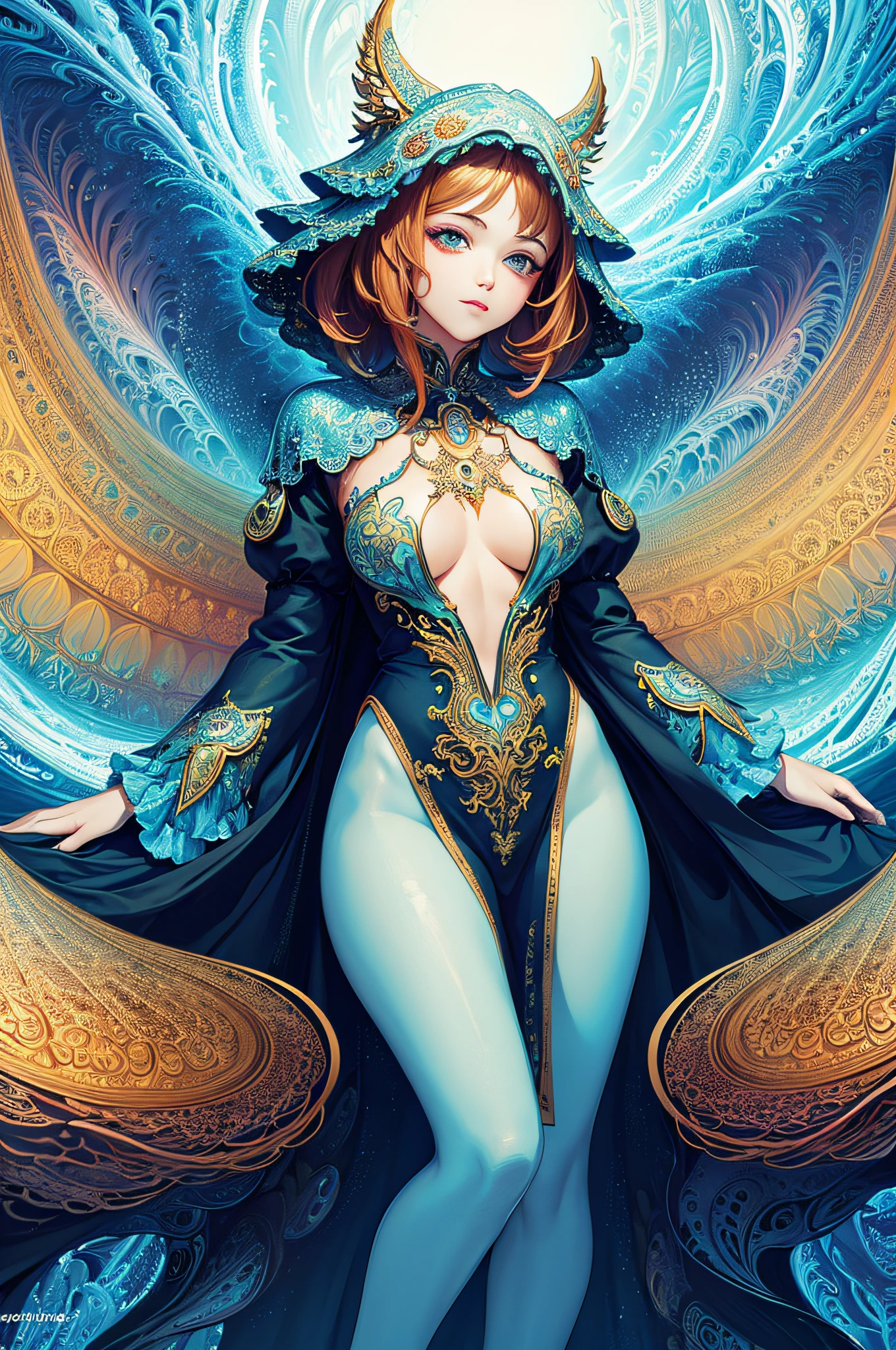 (masterpiece, top quality, best quality, official art, beautiful and aesthetic:1.2), (1girl), extreme detailed,(fractal art:1.3),colorful,highest detailed