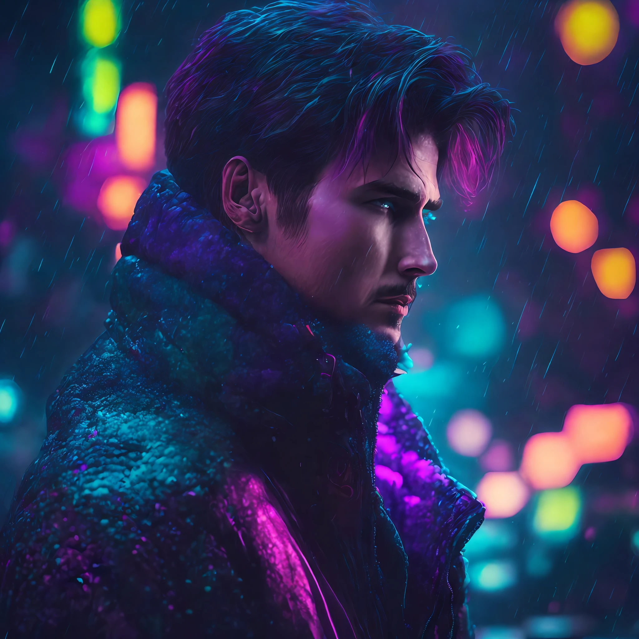 4k 8k uhd full color (raw photo:1.1), dramatic (dark:1.2) rainy night, (award winning photo:1.1) of badass (warrior king) tom cruise wearing a black leather jacket (cypnk:1.2), alone (in the rain:1.3) in times square, wide angle macro, hard light, high contrast, (epic photography:1.3) (dark scene:1.2) with moody side light, (rim light:1.2) silhouette, (UTIL_PortraitHelper:0.9), (STY_mjgs:0.5) (STY_MJ_dgtlv2:0.5) (STY_rzminjourney:0.5) rule of thirds Ying Yeng Fibonacci spiral composition, (Hasselblad:1.2) Fujifilm (medium format:1.2), (carl Zeiss:1.1), stunning contrast, (halation glow:1.3), (bloom lighting:1.1), incredible dynamic range photo by (UTIL_Art by Smoose-768:1.1), (intense rim light:1.3), (purple pink blue green yellow neon synthwave colors:1.1) FFbF_neon UTIL_jah_SideLightRimLight