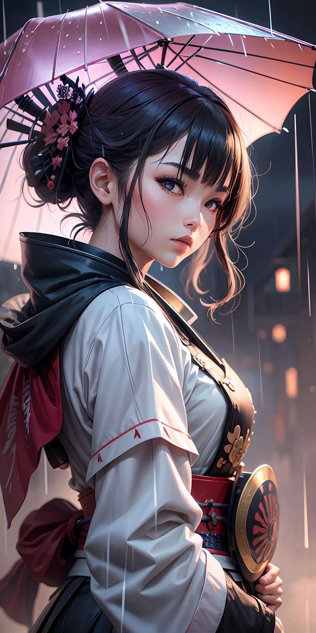 SAMURAI GIRL IN THE RAIN --auto --s2