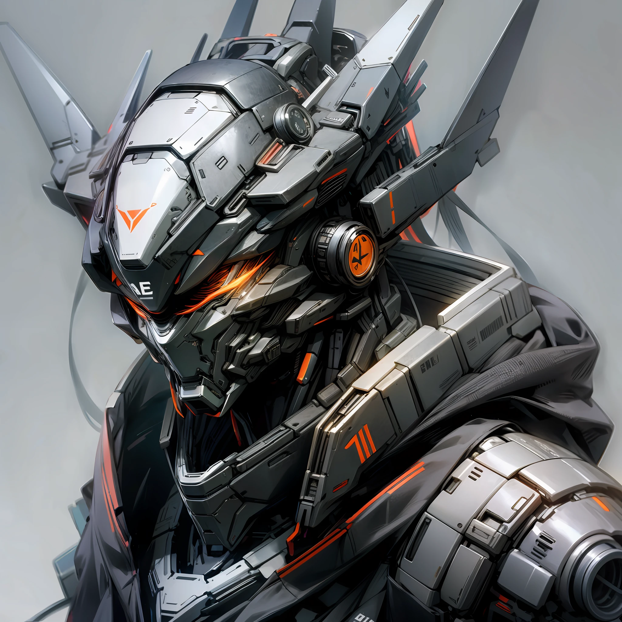 Black futuristic style mask
