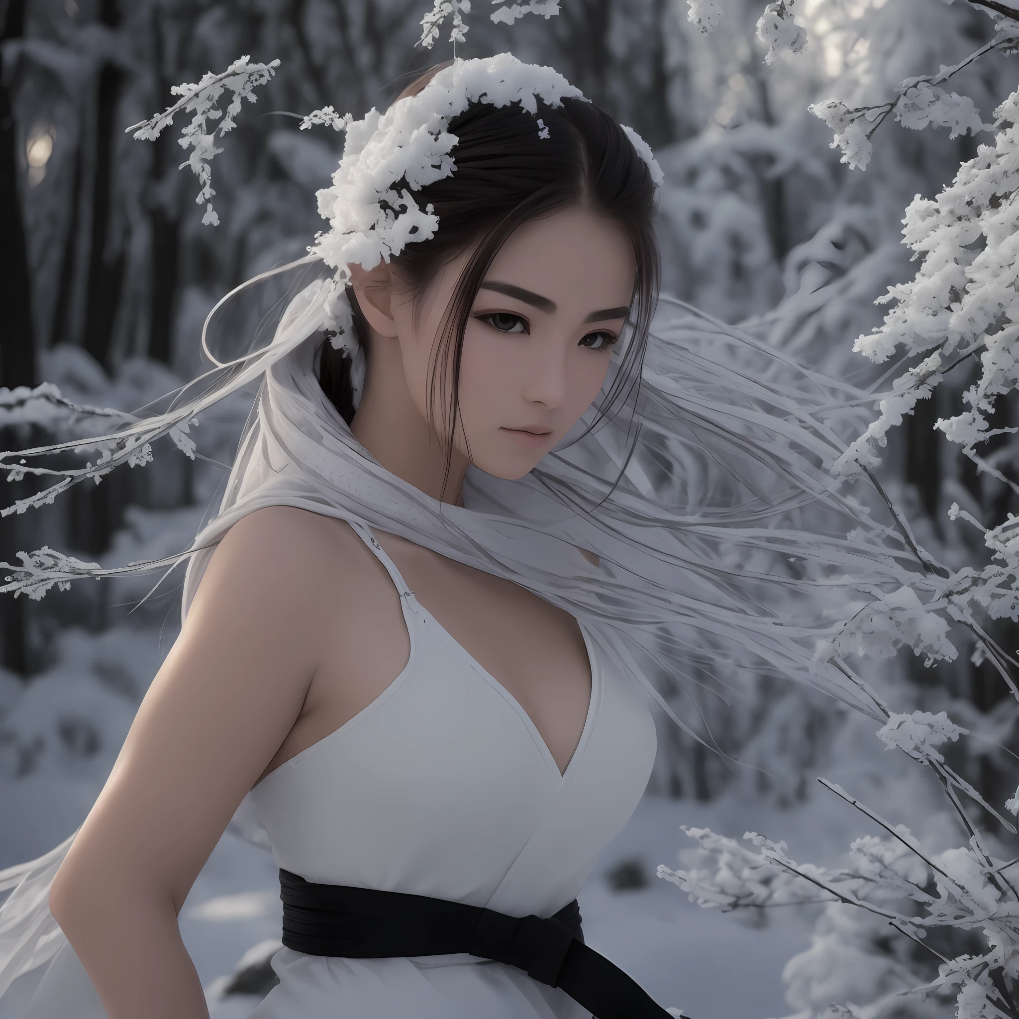 Pure and cold white martial arts beauty --auto --s2