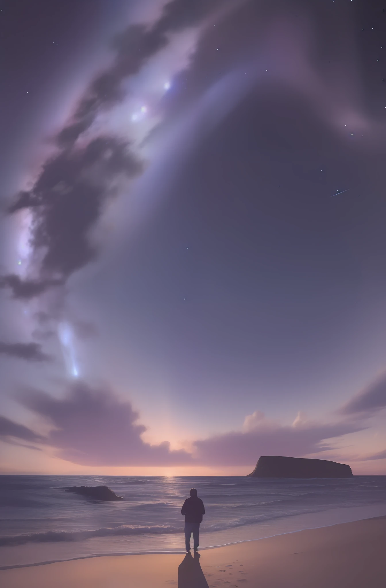 Beautiful starry sky