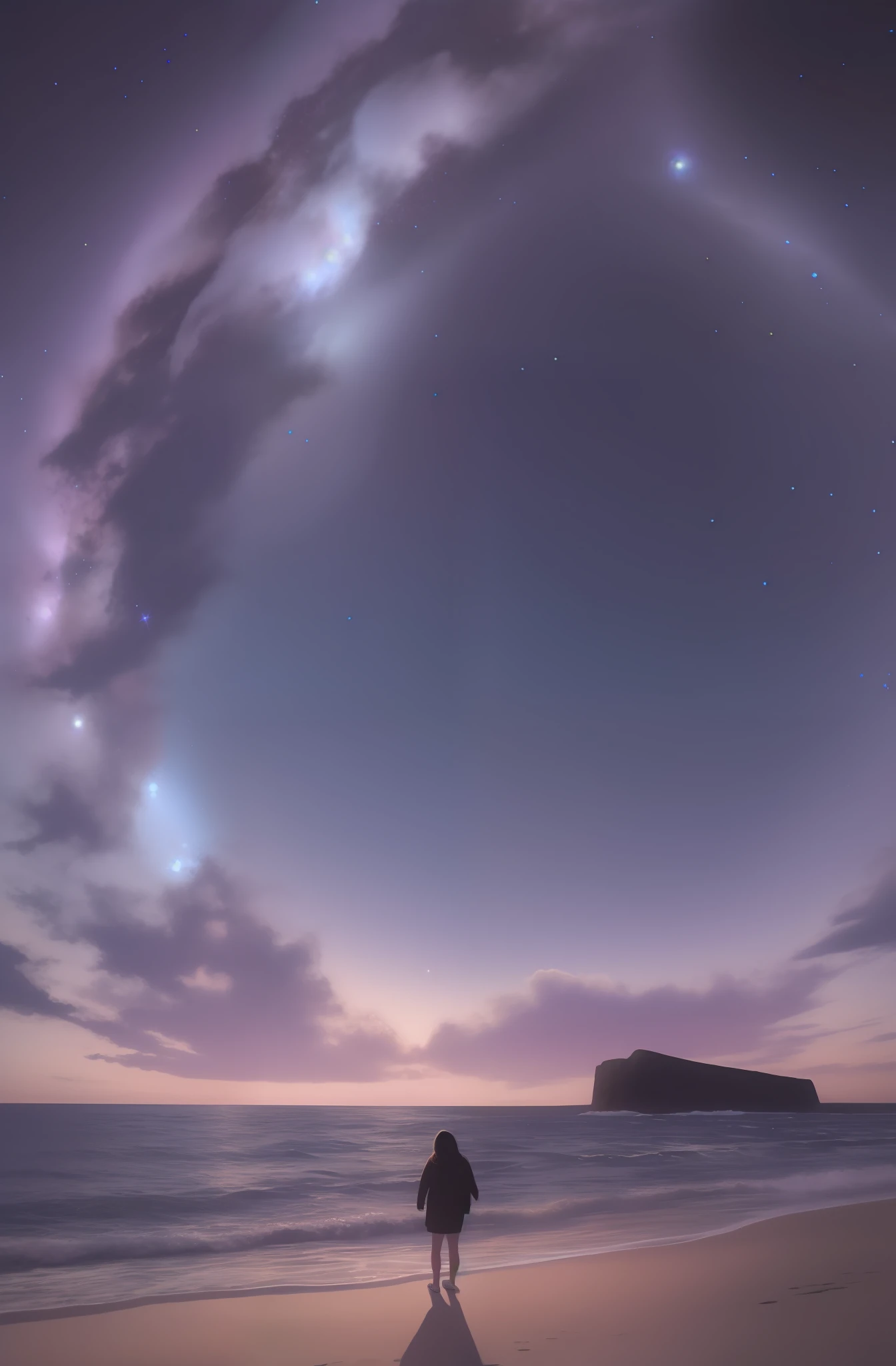 Beautiful starry sky