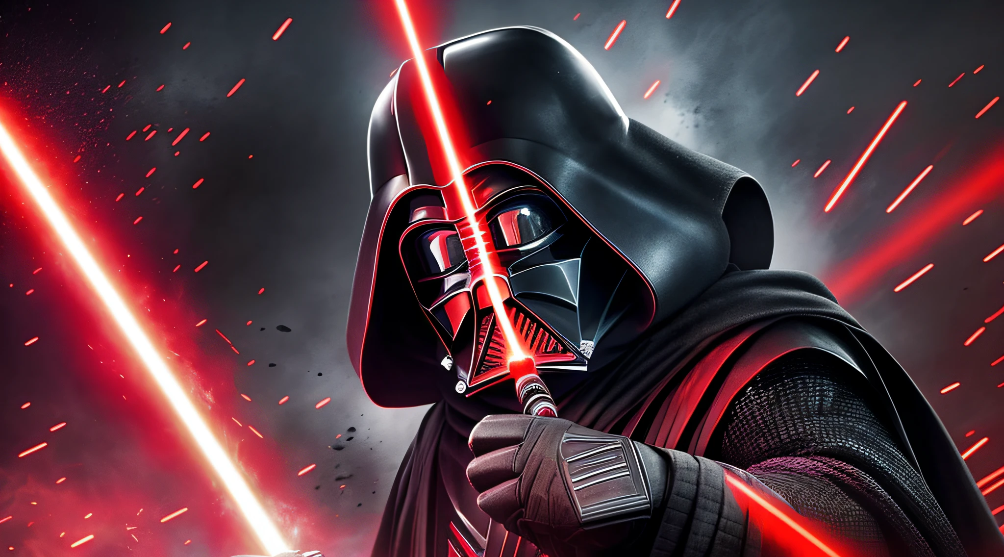 darth vader with a red light saber and a red background, sith lord, ww 1 sith sorcerer, sith, vader, the dark lord, holding a lightsabre. splash art, sith lord. dramatic lighting, darth vader, dark lord, star wars digital art, dark vador, holding lightsaber 4 k, joe biden as a sith lord --auto --s2