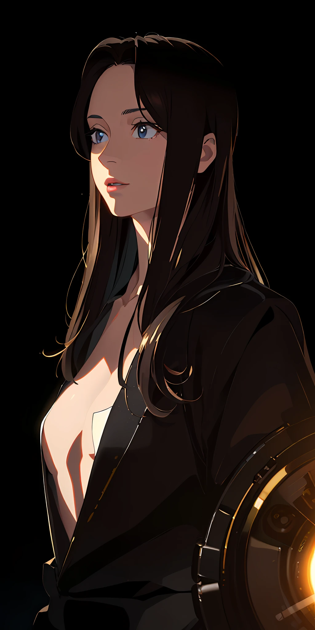 (Photorealistic:1.4), (Masterpiece, Side Light, Exquisite Beautiful Eyes: 1.2), Masterpiece*Portrait, Realistic, 3D Face, Glowing Eyes, Glossy Hair, Glossy Skin, Solo, Embarrassing, (Abdomen),Ruin, Dystopia,
