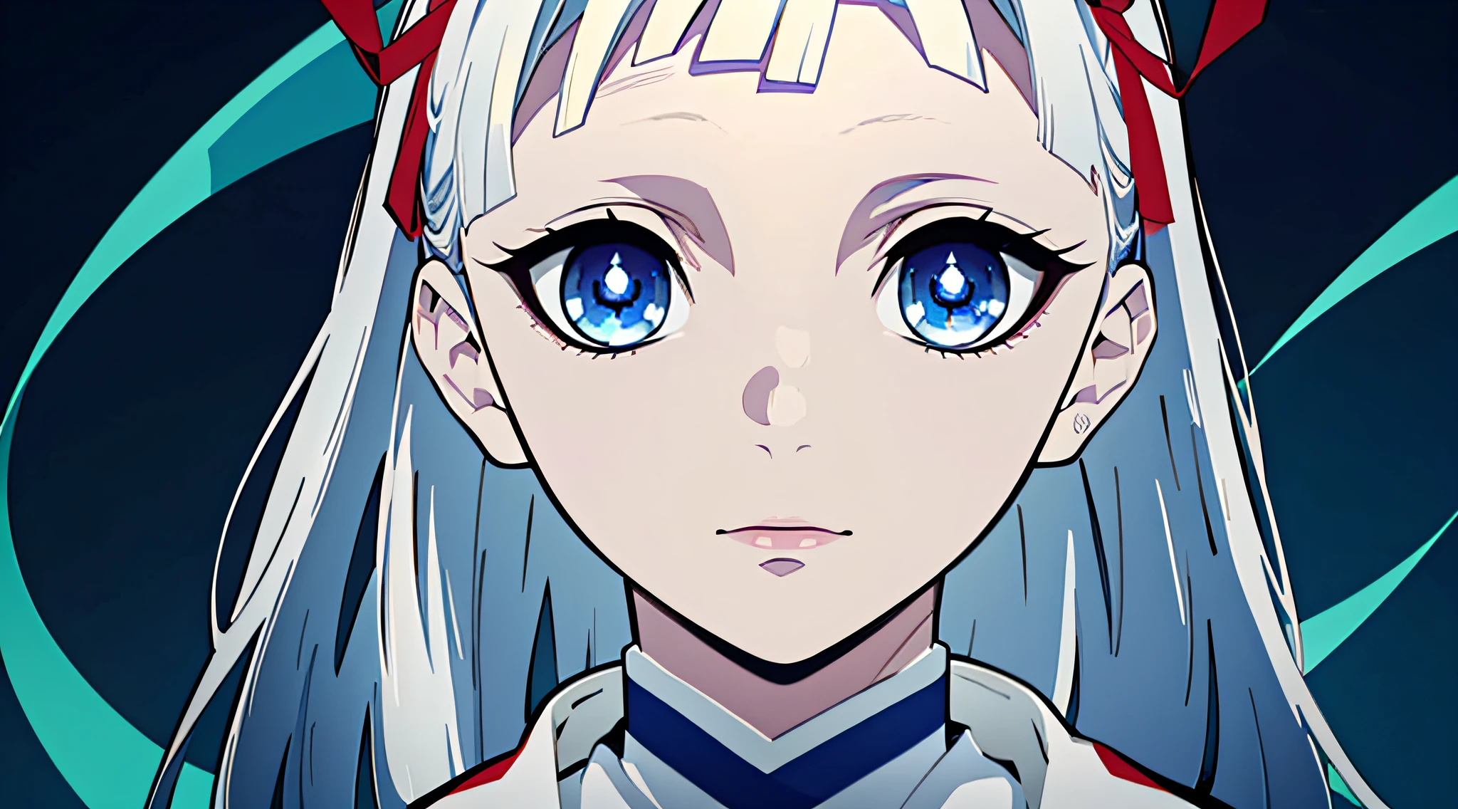 "((Masterpiece)), best quality, ultra-detailed details, 8K unity CG image, best lighting, a delicate and beautiful extraterrestrial being, floating, blue eyes, multicolored hair (with emphasis on silver hair:1.2 + red hair:1.2), wuxia white clothes, ribbon on the neck, a gorgeous face, in a setting reminiscent of a deserted and rocky alien planet"