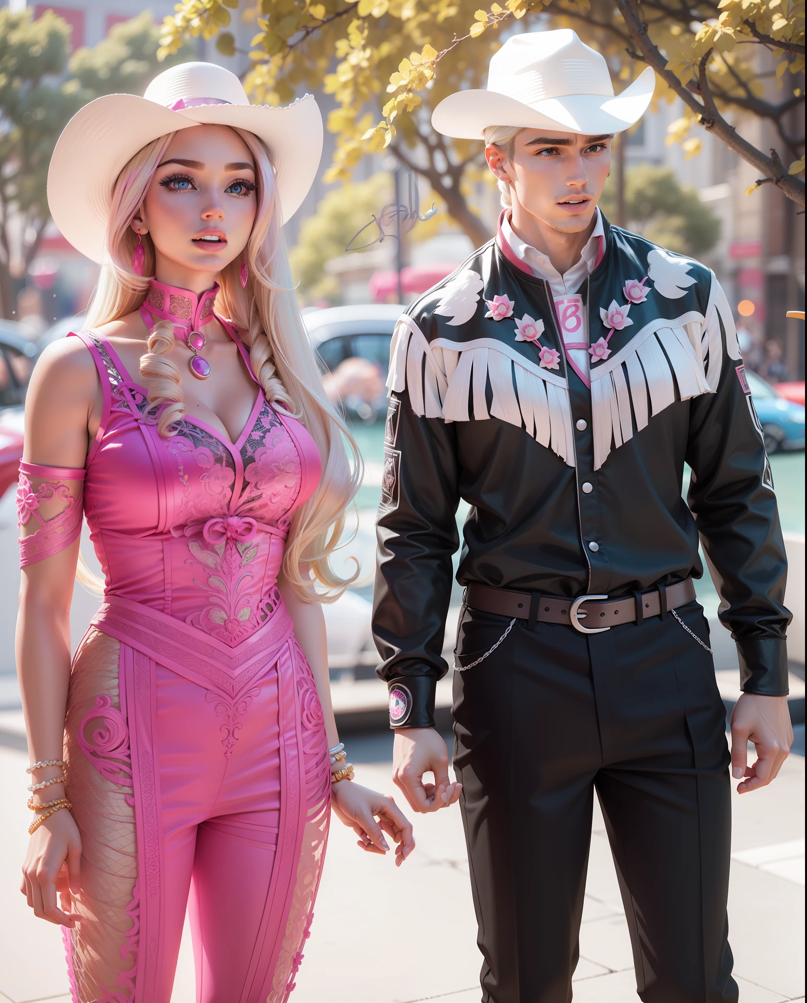 Barbie e ken live in action.