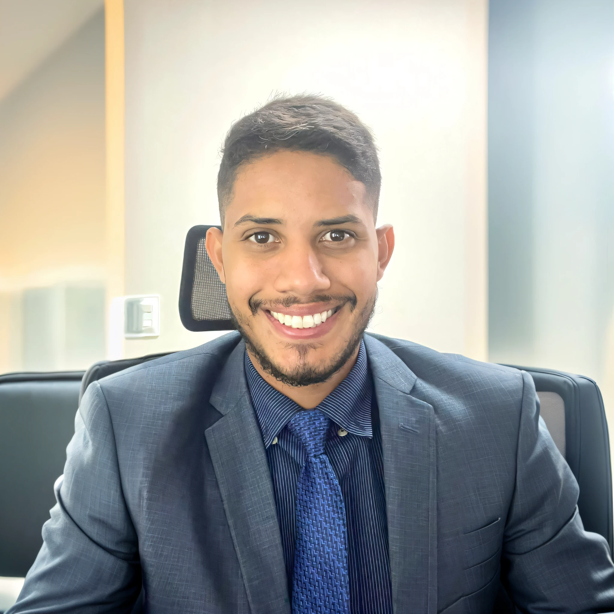 smiling man in a suit and tie sitting in a chair, icaro carvalho, caio santos, david rios ferreira, joseph moncada, professional profile picture, edu souza, dan dos santos, headshot profile picture, mohamed reda, daniel mirante, carmelo blandino, luis melo, professional picture, henrique alvim corrêa