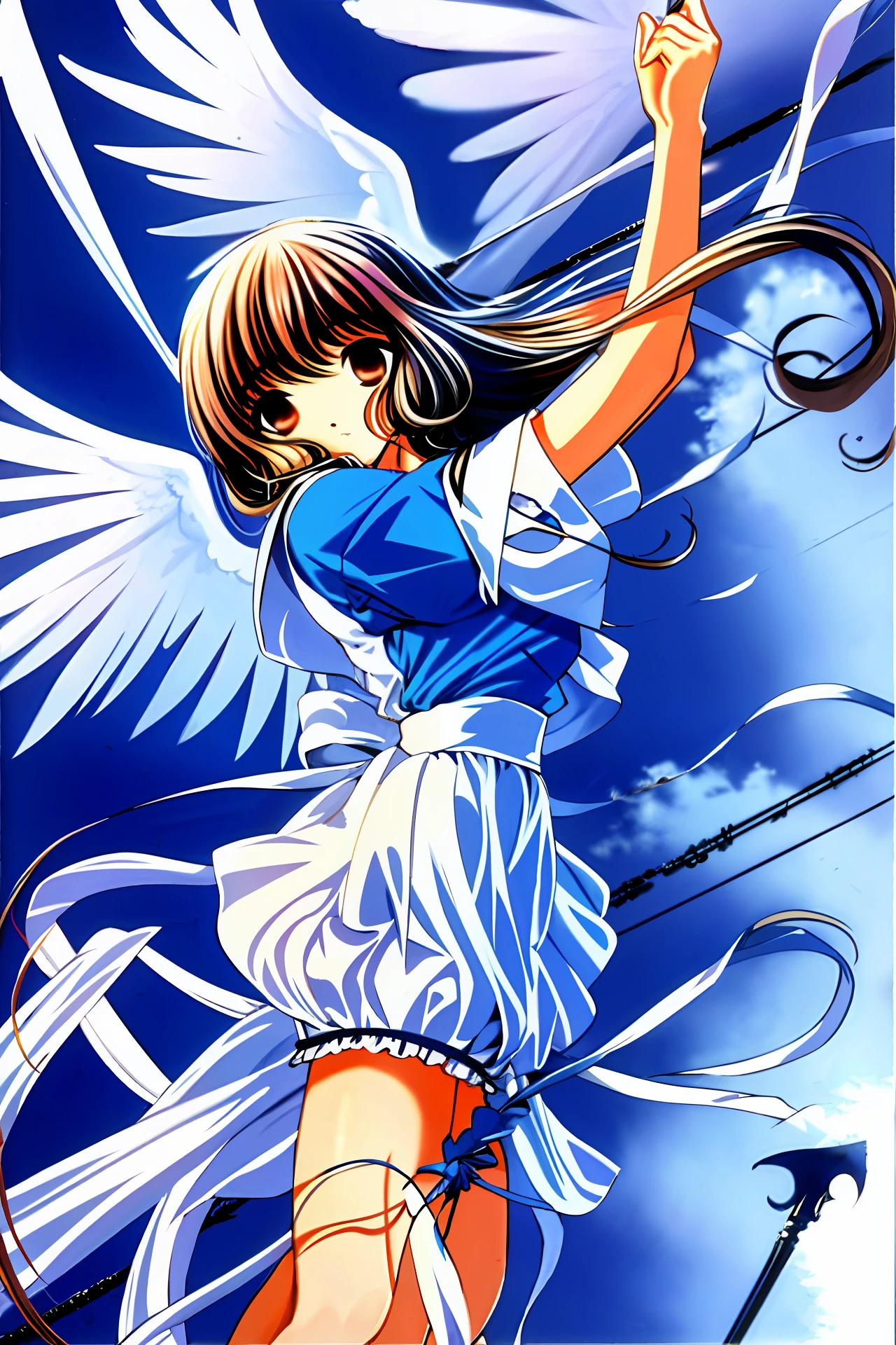 Maiden, sailor suit, exposed