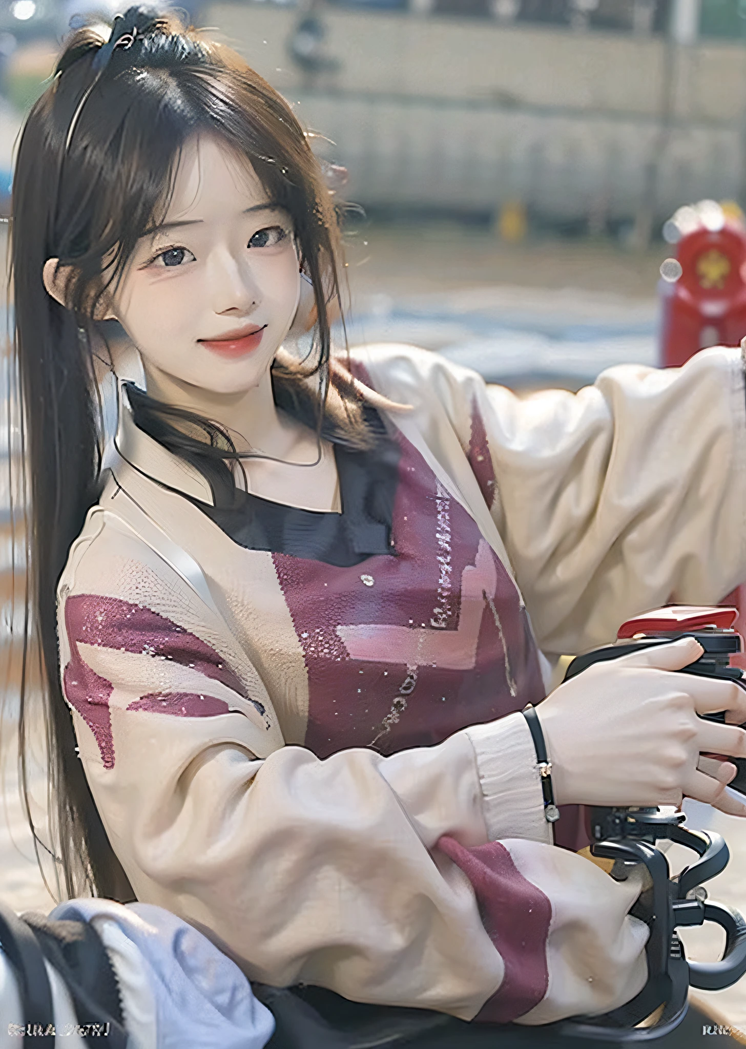 (8k, RAW photo, photorealistic:1.38) ,( lip gloss, eyelashes, glossy side, shiny skin, best quality, ultra high resolution, depth of field, chromatic aberration, caustics, wide light, natural shadow, Kpop idol) Watch the audience with serenity and goddess-like happiness,