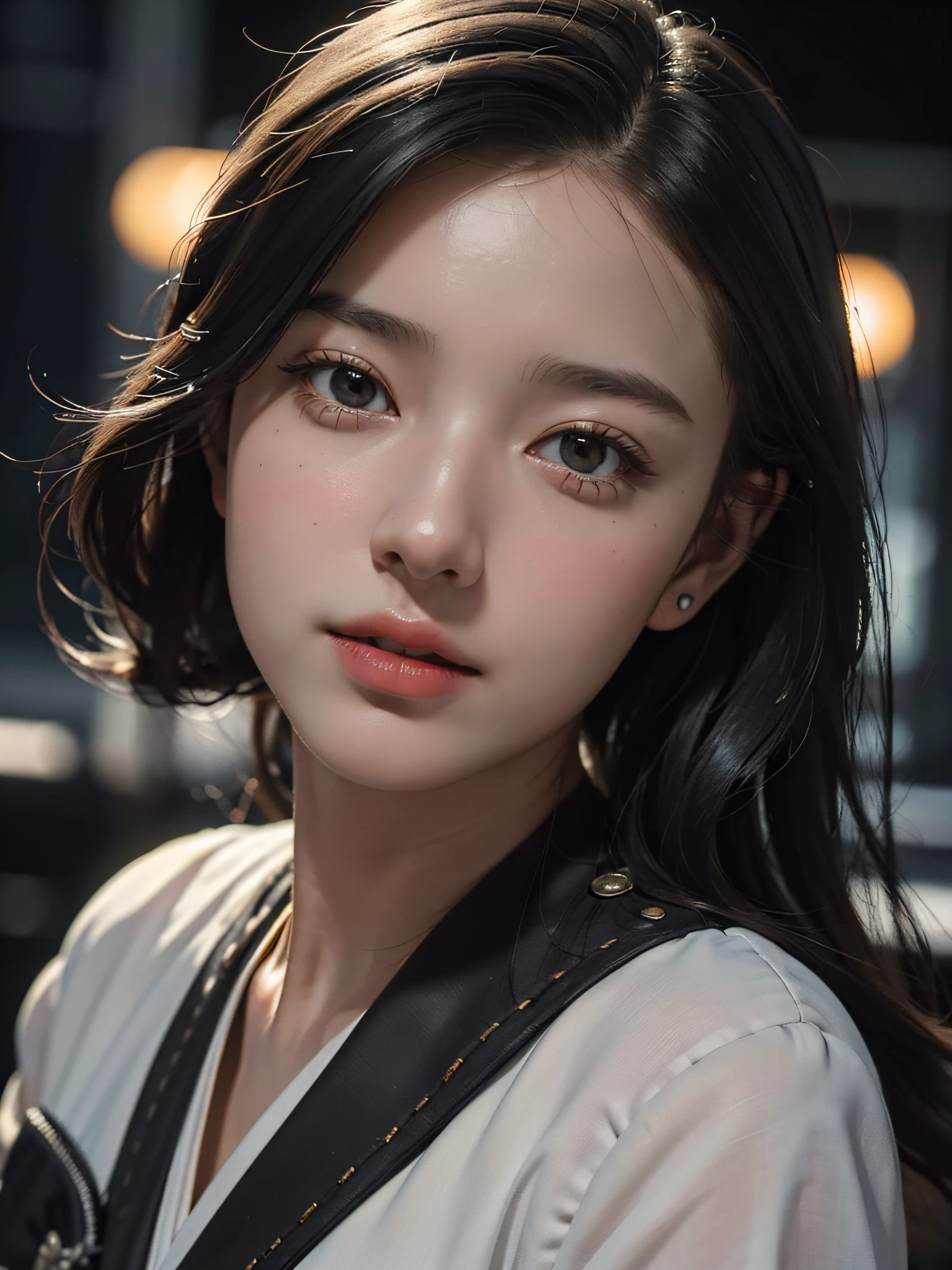 best quality,(RAW photo:1.2),(masterpiece:1.4),(photorealistic:1.4),(highres:1.4), 1girl, depth of field, flight attendant, intricately detailed,8k, extremely detailed, perfect lighting, epic background