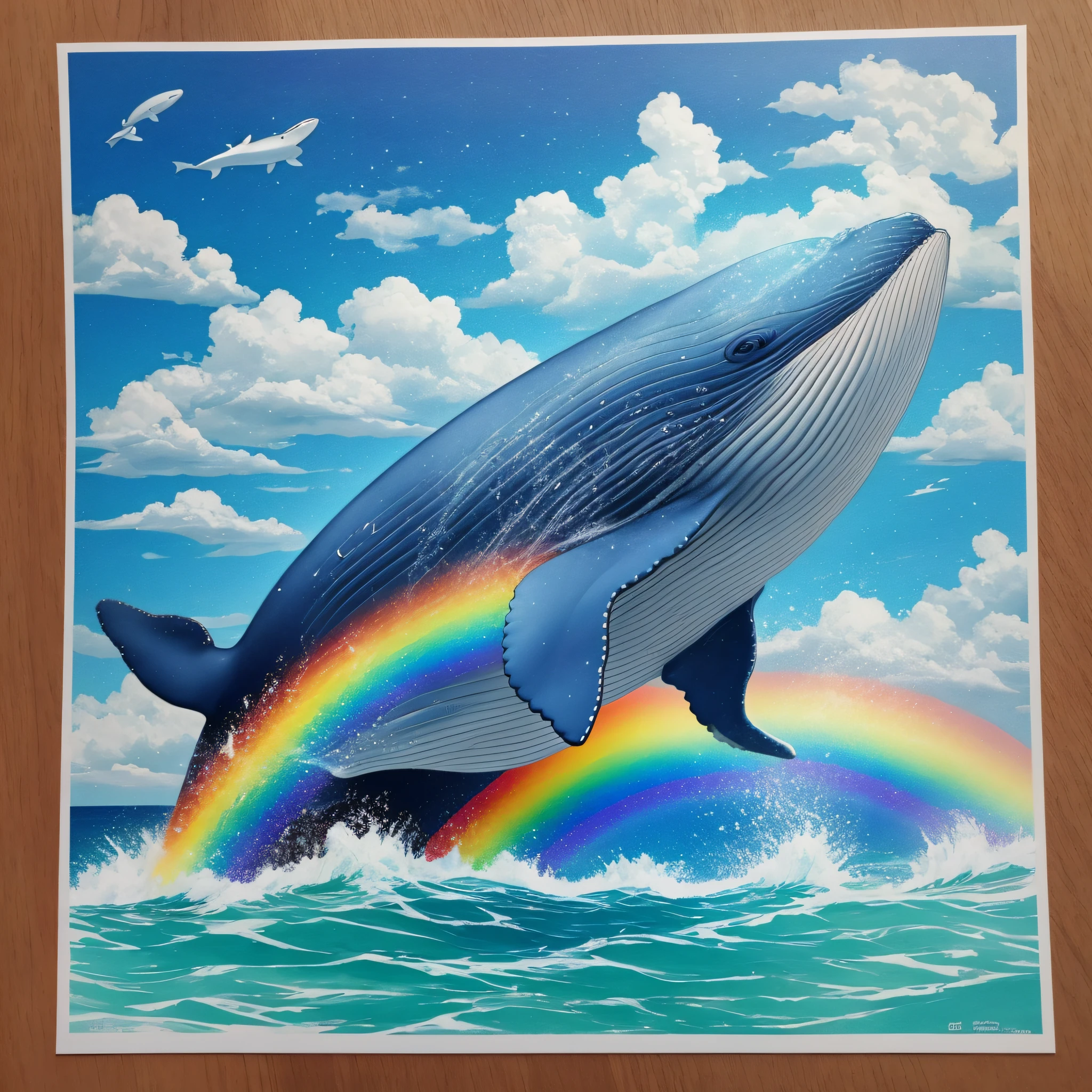 Whale with a rainbow --auto --s2