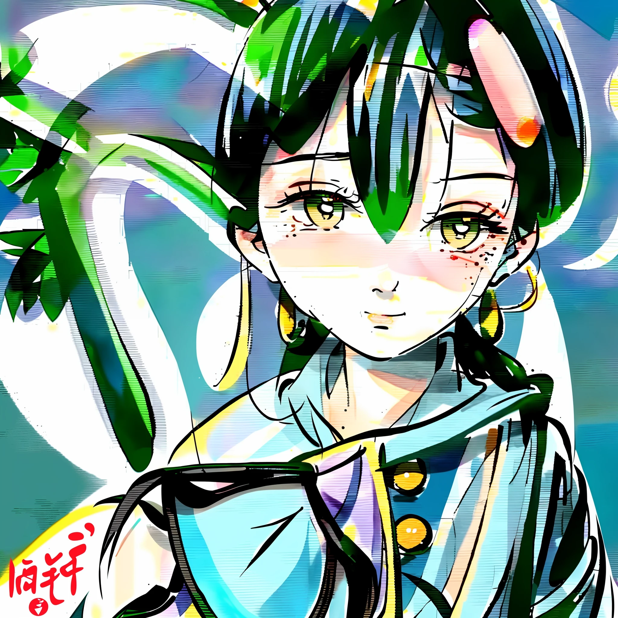 Peach blossom eyes, wearing a skirt with curved moon eyebrows, a water-dropping nose, and an urban female star with a mole on her left foot
