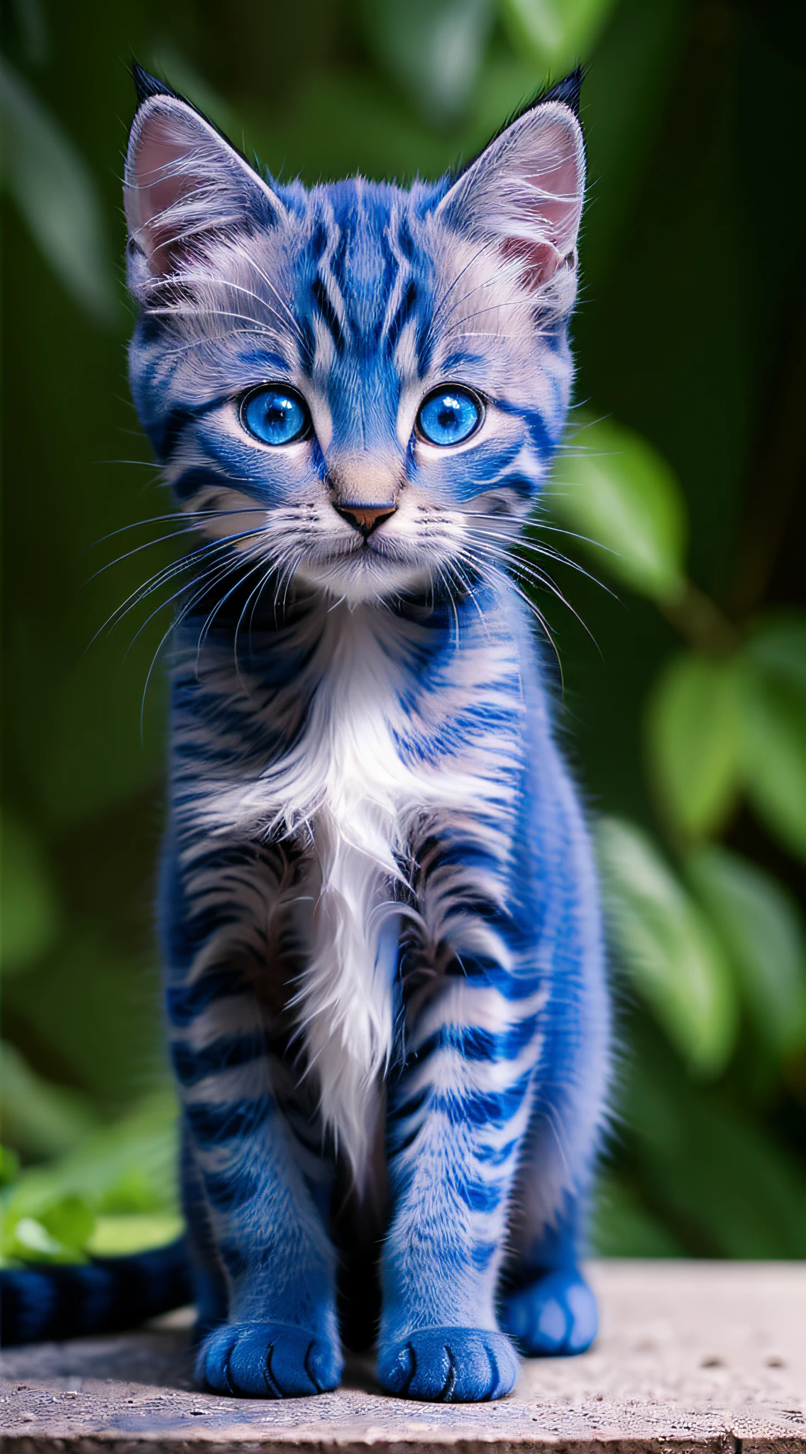 (masterpiece, best quality:1.4), uhd, photorealistic, photo of a kitten, blue kitten eyes, by Steve Curry, cinematic lightning, award winning photo