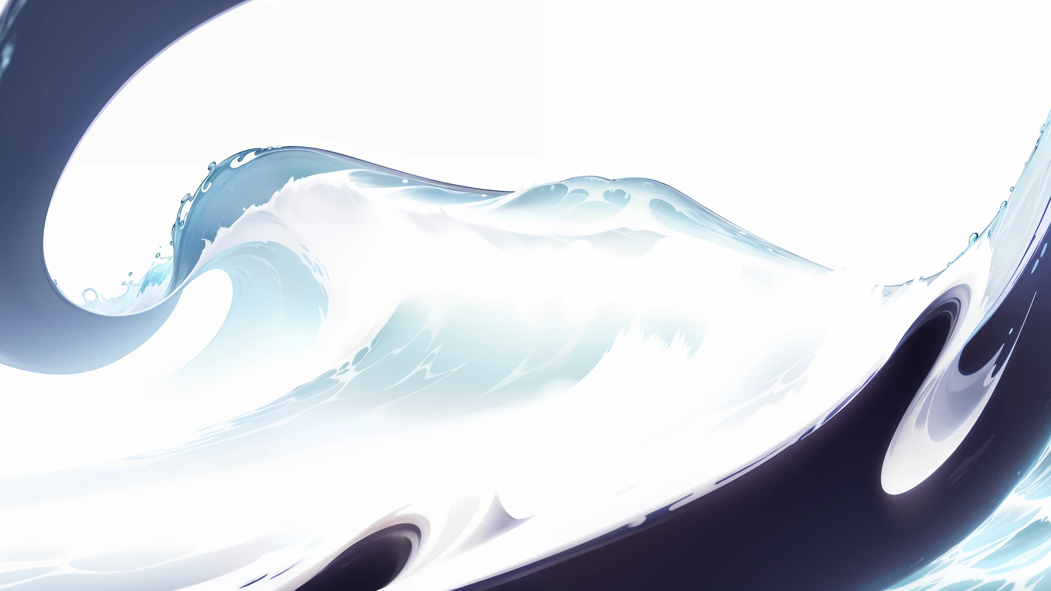 Waves Ultra Detailed Light Blue Waves