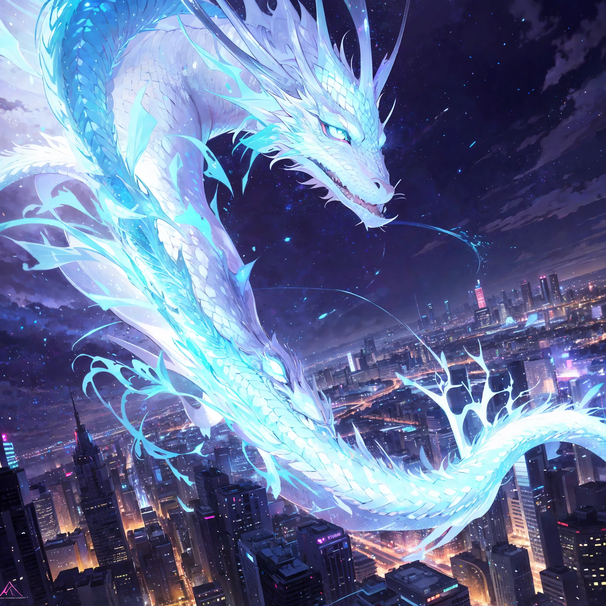 Top quality, ultra high resolution, thin pencil line art, (photorealistic: 1.4), very soft, very pastel, luminous dragon