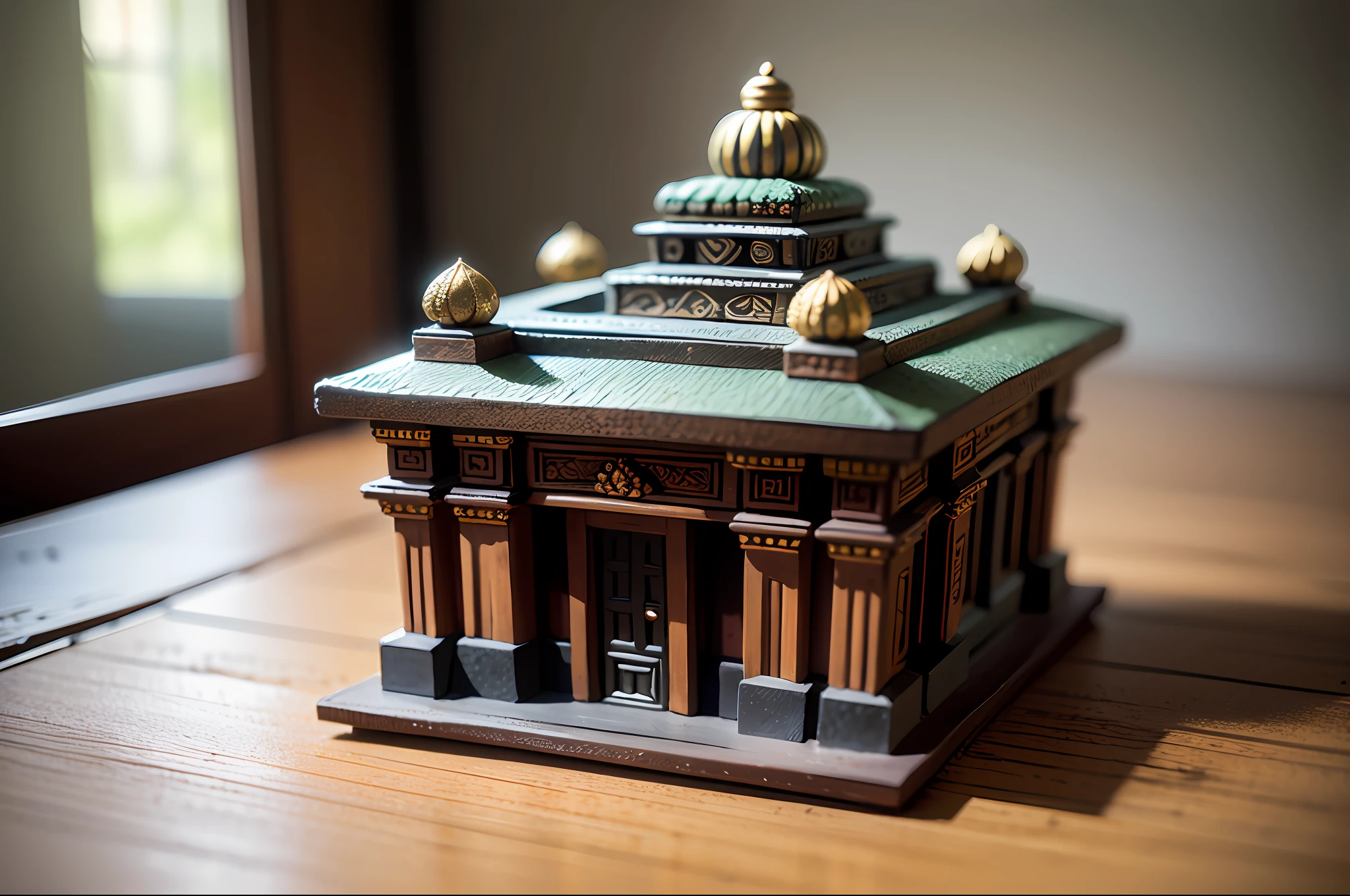 mini\(ttp\), (8k, RAW photo, best quality, masterpiece:1.2), (realistic:1.37),(javanese temple), miniature, landscape, (isometric), glass tank,in bowl, (8k, best quality, masterpiece:1.2), (realistic, photo-realistic:1.37), ultra-detailed,,