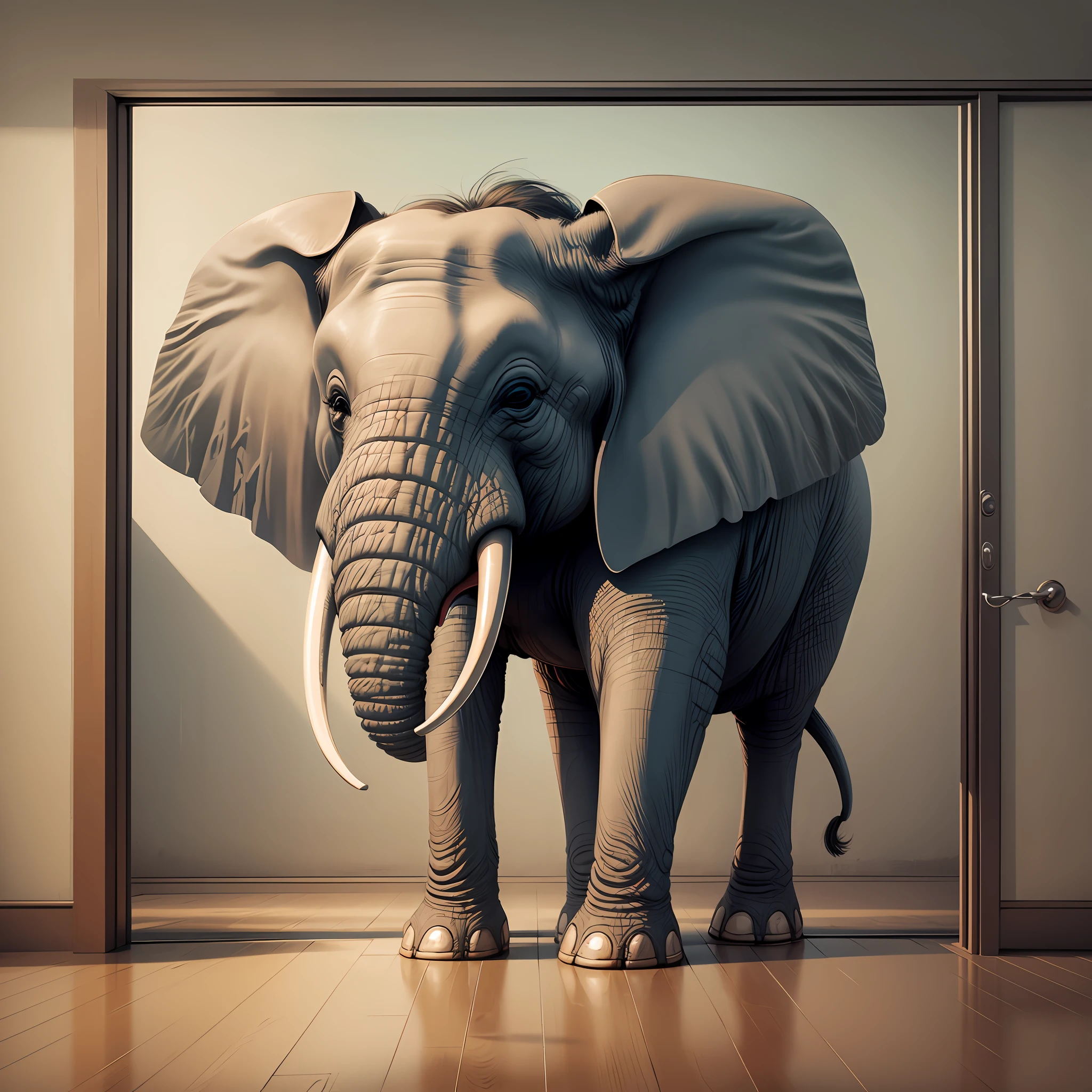 elephant cartoon --auto --s2