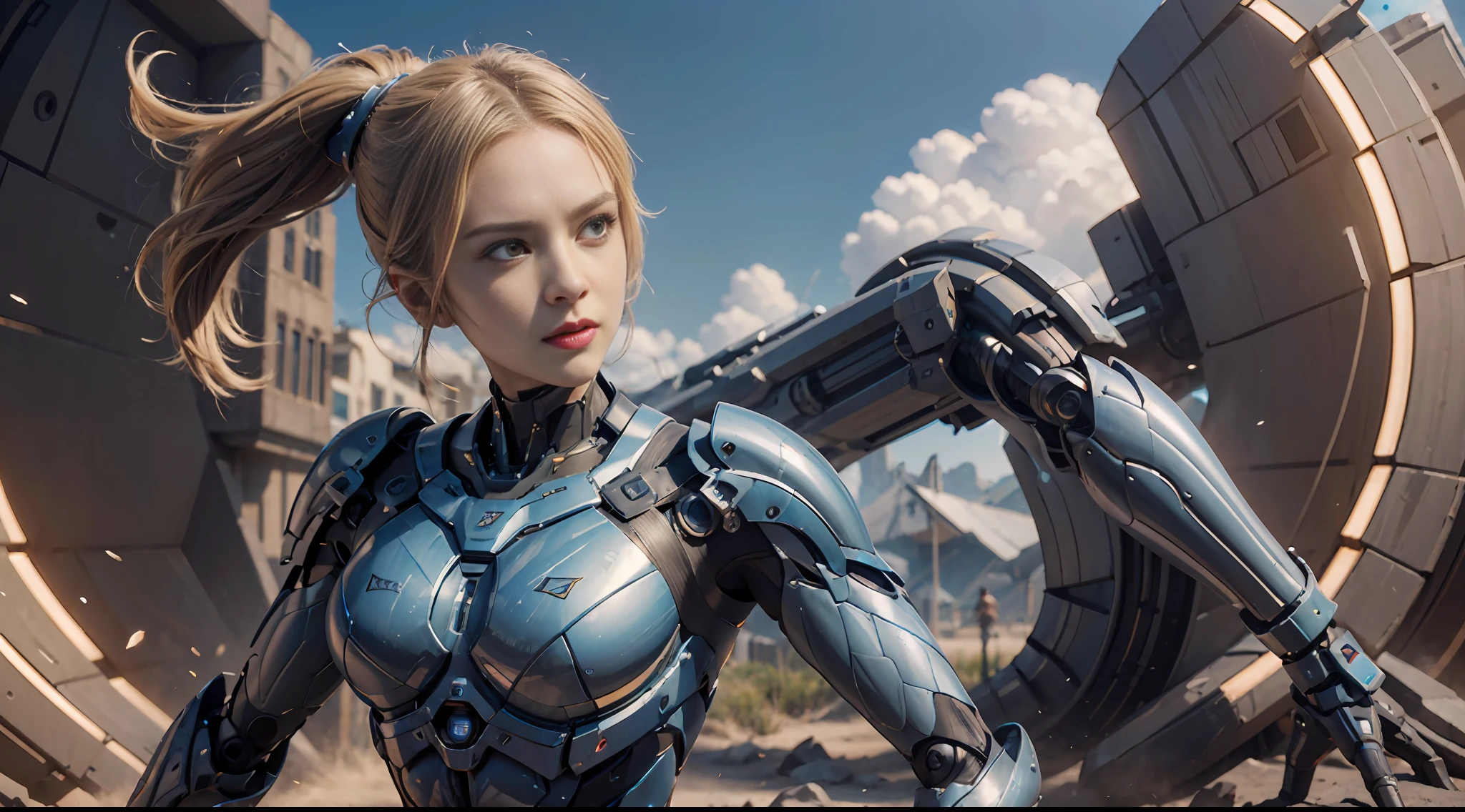 A girl, full body, [in outer space], futuristic sci-fi style, attack, guild battle, bullet ray, weapon in hand, cannonball, , close-up, mecha, armor, tights, beauty, realistic, elegant, perfect face, goddess,, dynamic pose, pose, surrealism, high detail, supremacy, cinematic lighting, ray tracing, shadow, UHD, retina, masterpiece, ccurate, anatomically correct, textured skin, super detail, high detail, high quality, award-winning, best quality, High resolution, 1080P, 16k, 8k, 4K, HD